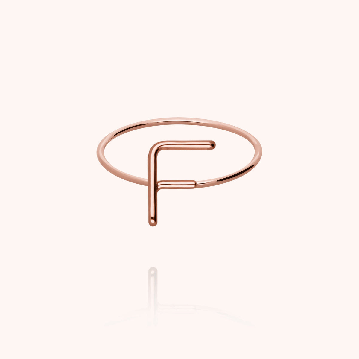 Ring Capitale Initiale — handgefertigter Schmuck Ring Express-Lieferung