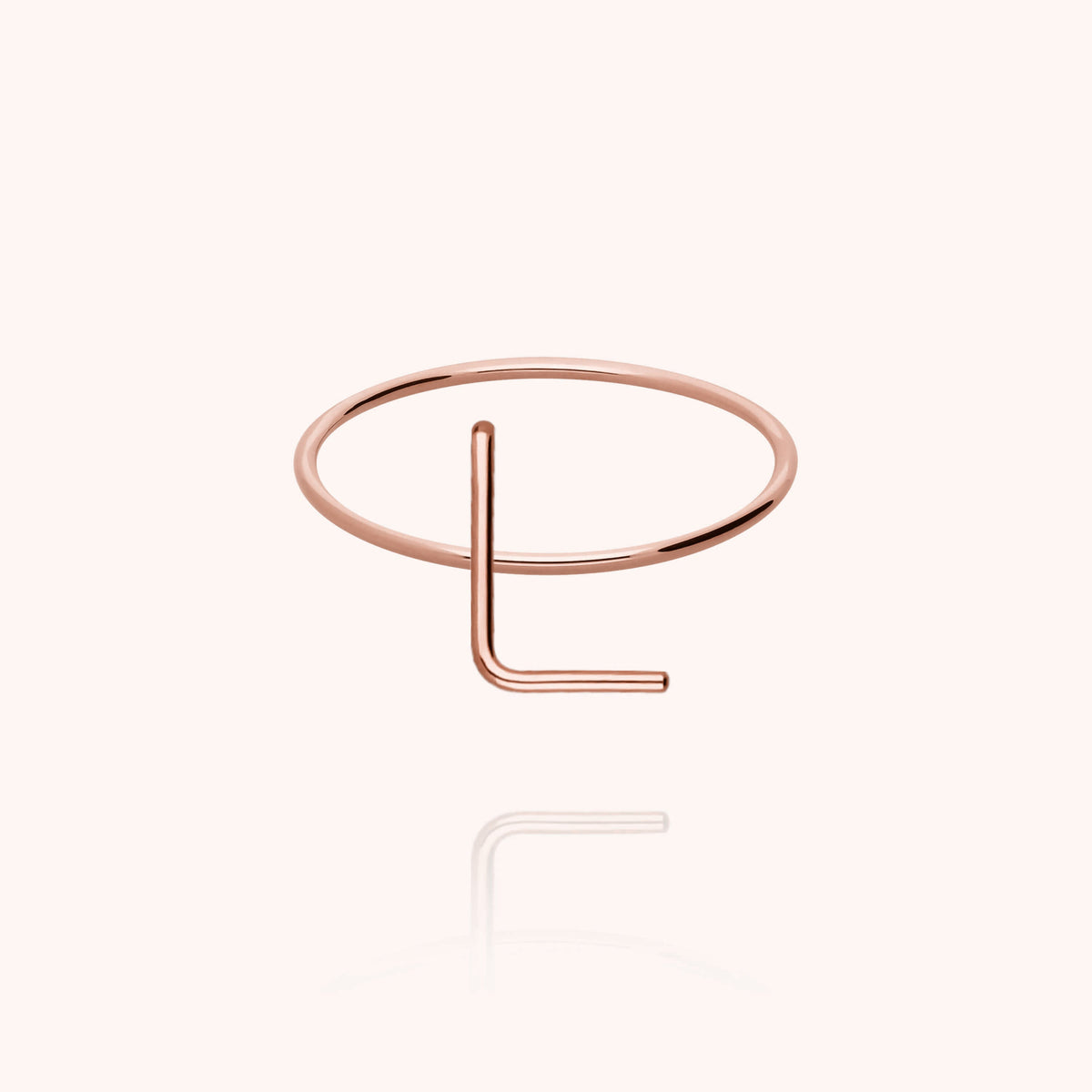Ring Capitale Initiale aus 18K Roségold — sichere Sendung aus Paris