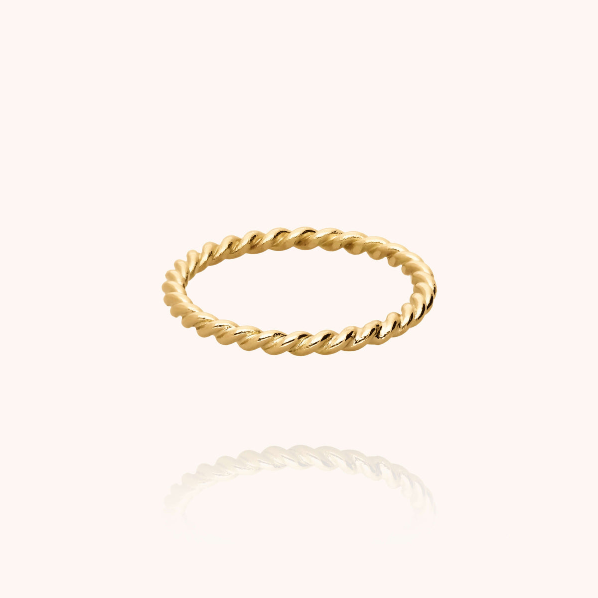 Ring Héra Torsadée Nr. 3 aus 18K Gelbgold — von Hand gefertigt in Paris