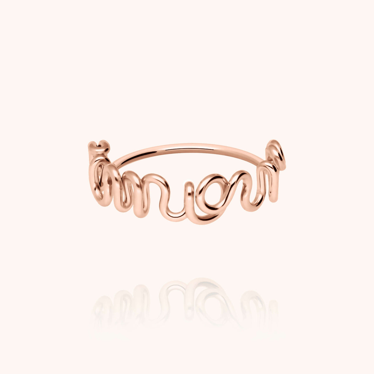 Ring Original Amour aus Roségoldfilled — von Hand gefertigtes Schmuckstück