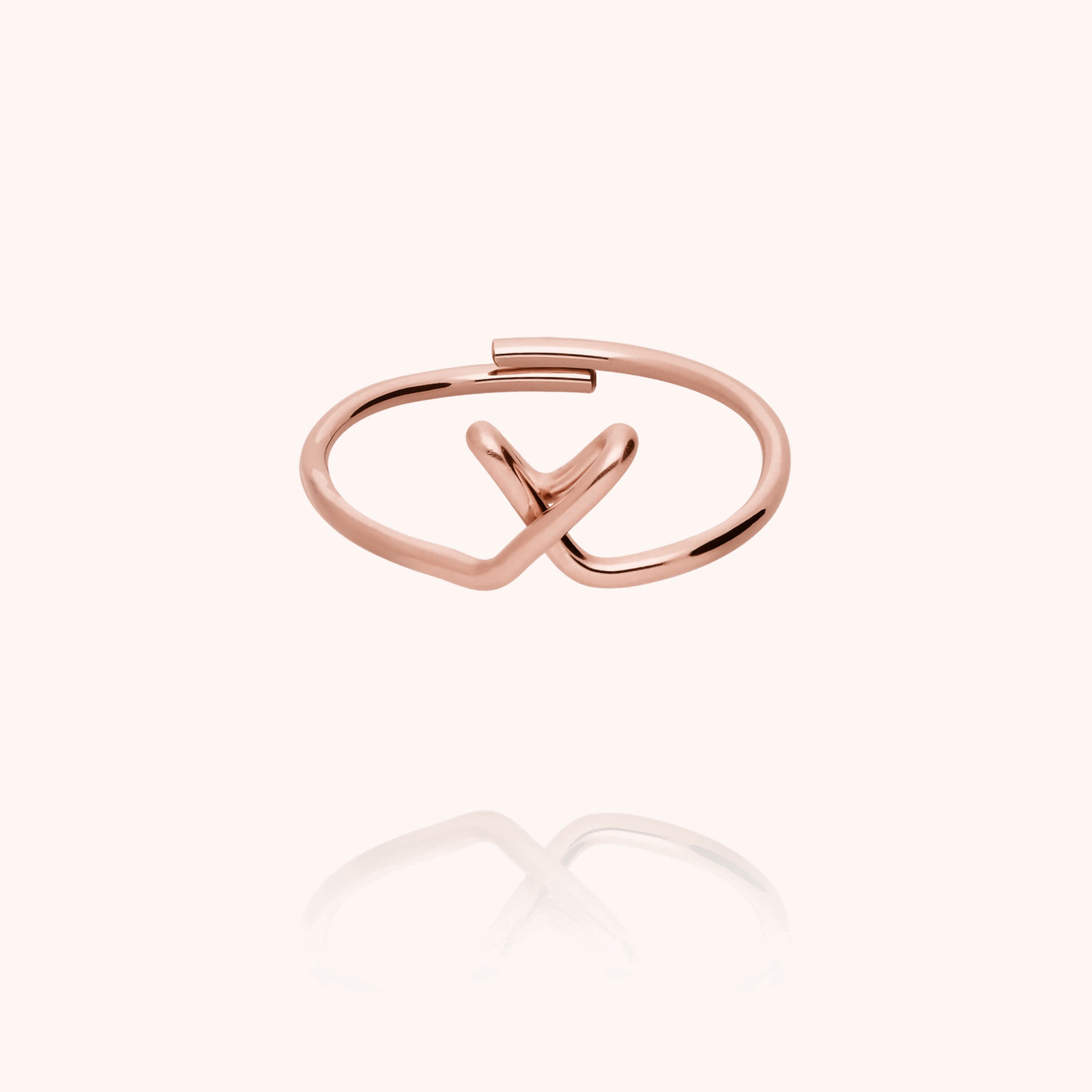 Bague Originale Initiale — bijou artisanal bague livraison express