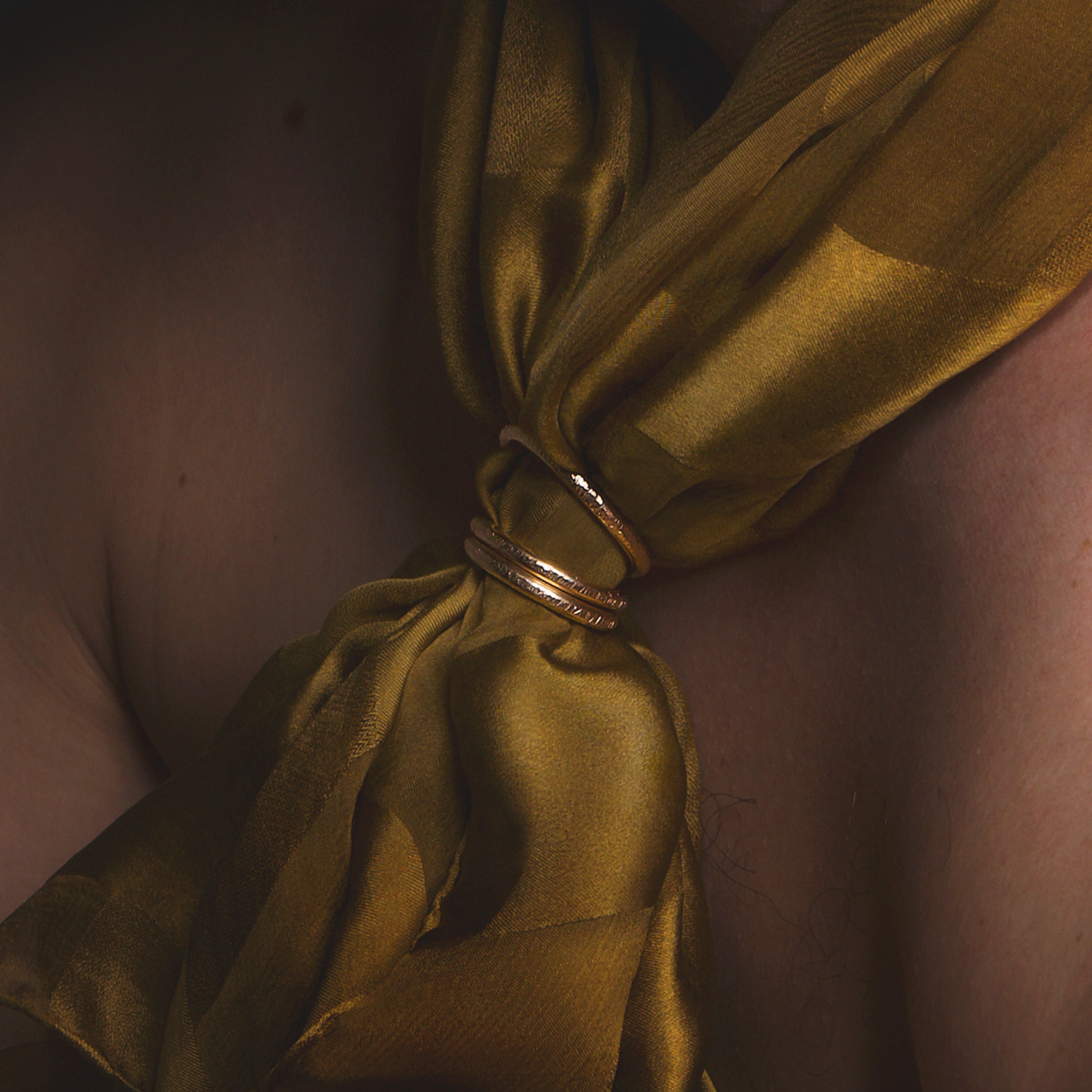 Bague Quent - or jaune laminé