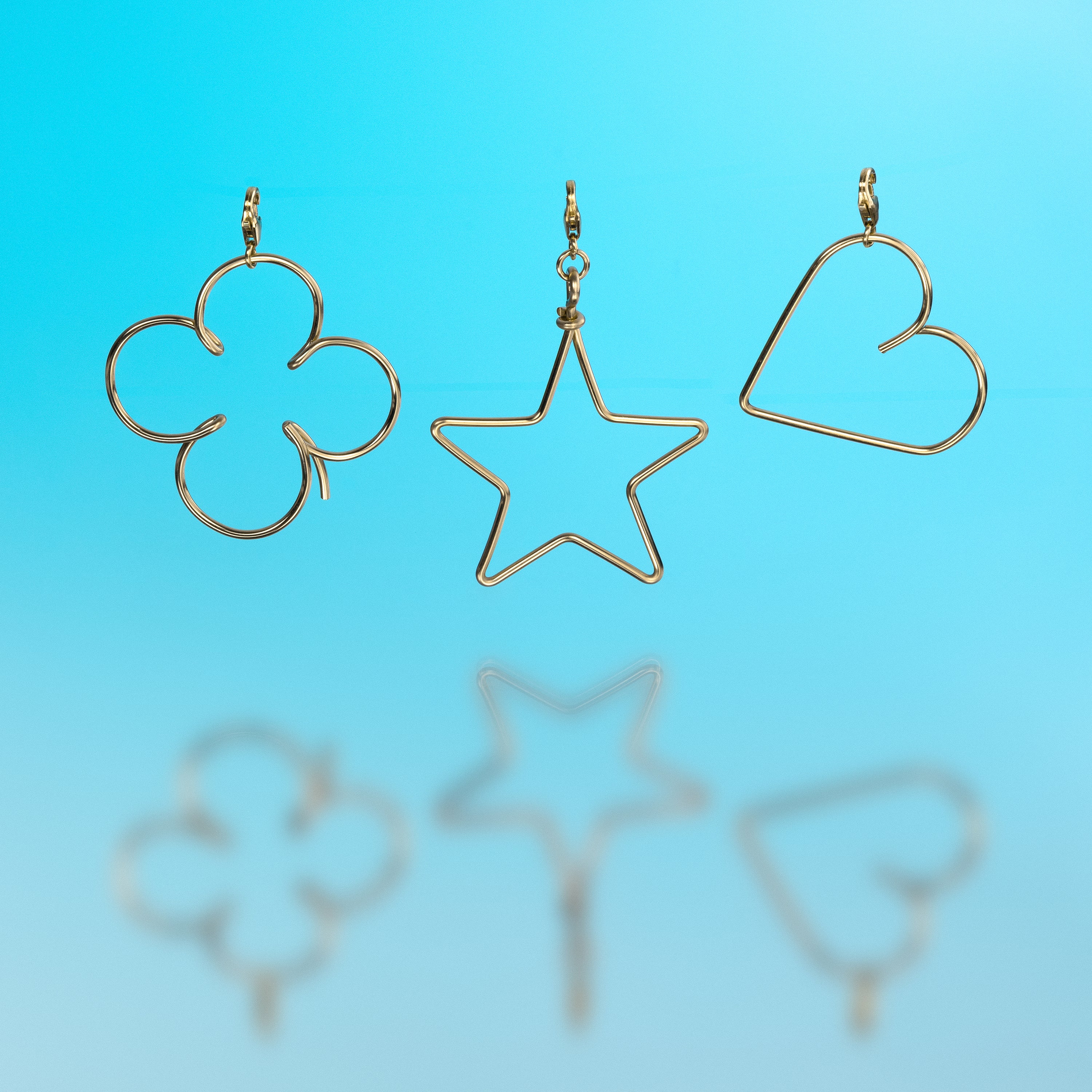 Big Locket Lucky Charms - mini Star