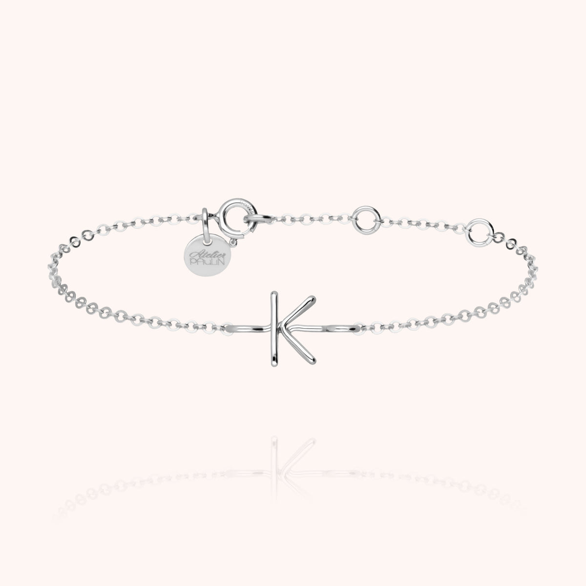 Kettenarmband Initiale — handgefertigtes Schmuckstück Armband Expresslieferung