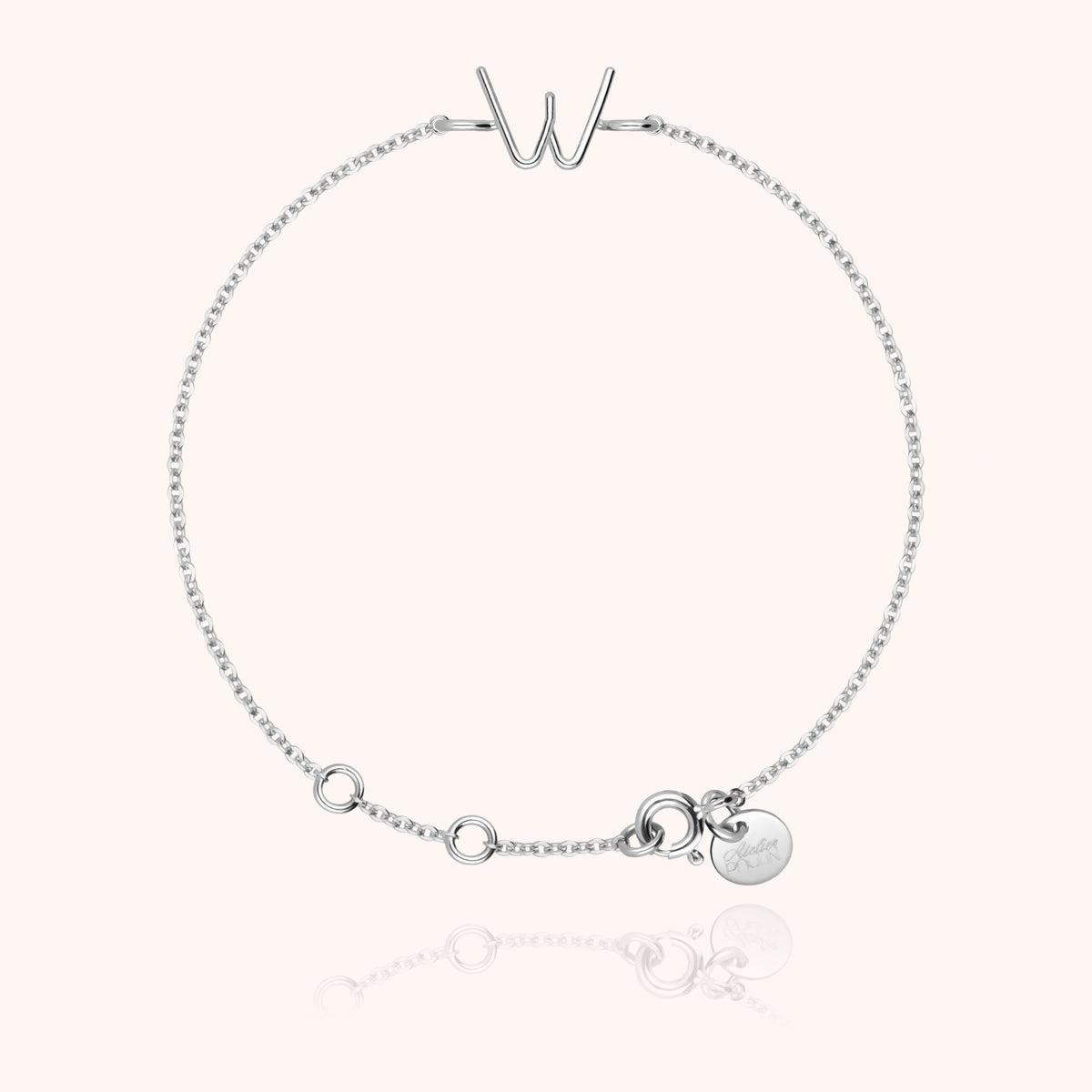 Armband Kette Initiale — handgefertigtes Schmuckstück Armband Express-Lieferung