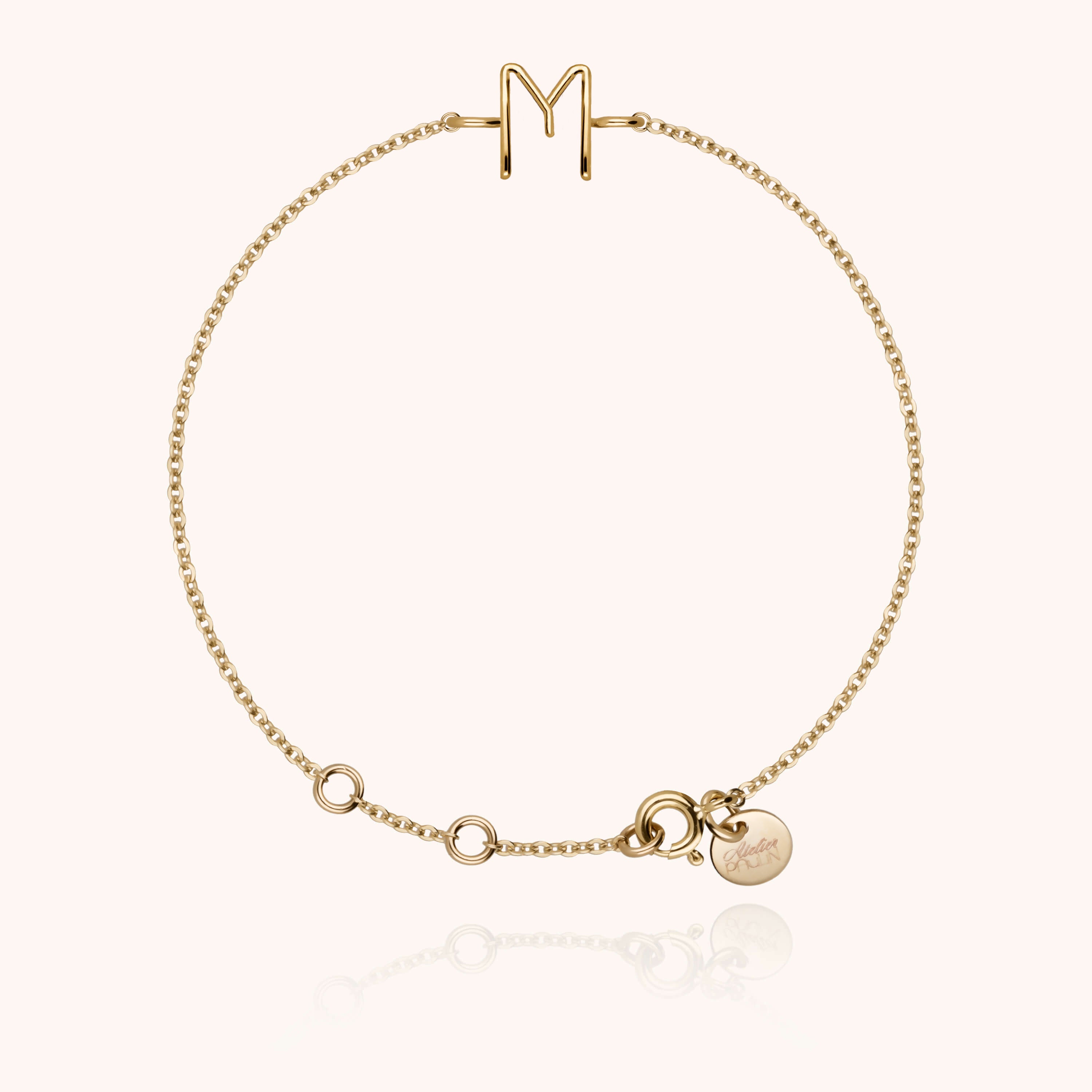 Bracciale Catena Iniziale - oro giallo 18kt.