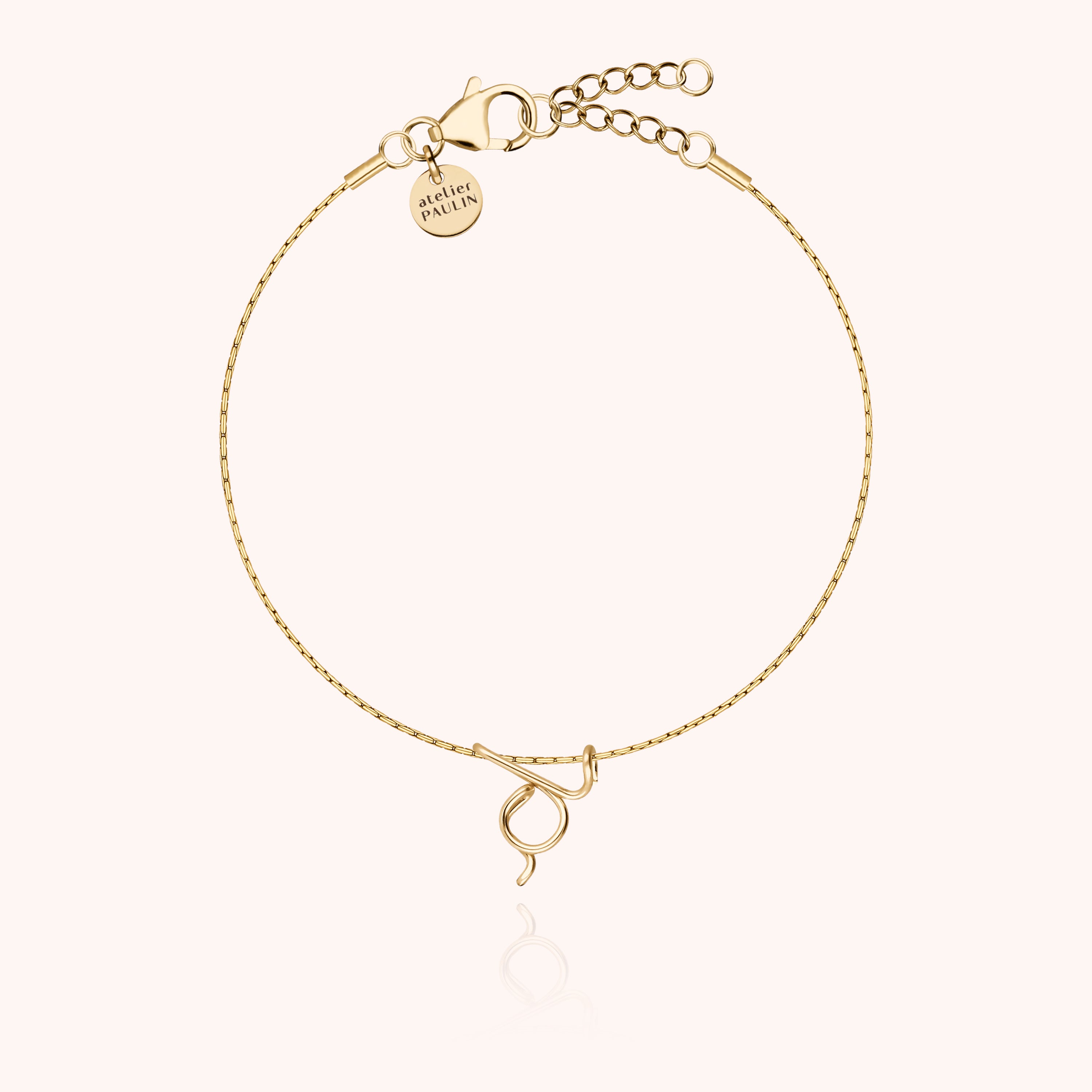 Bracelet Chaîne Original Initiale initiale — cadeau de luxe artisanal