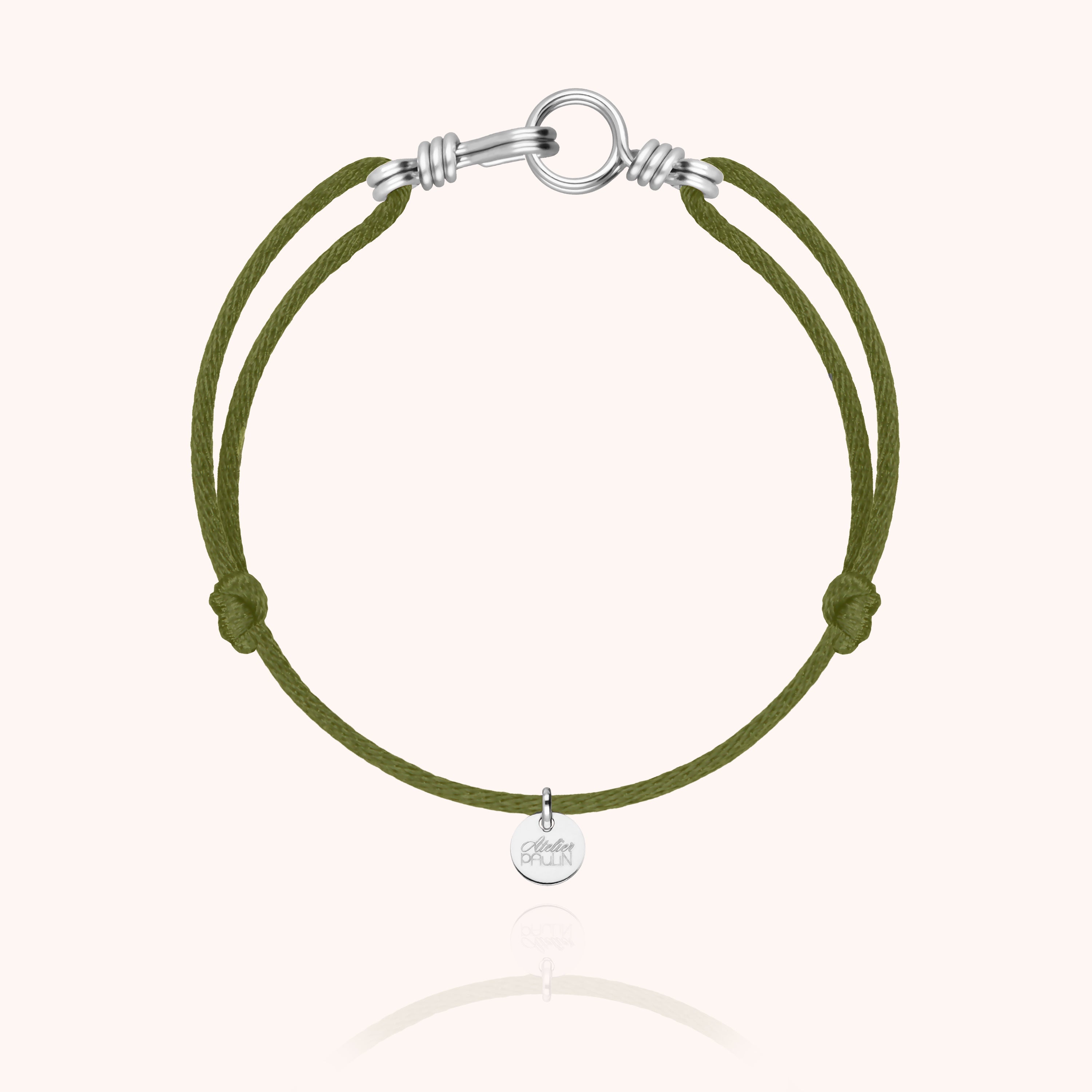 Bracelet Cordon Attache moi en argent sterling 925 — bracelet personnalisable Atelier Paulin