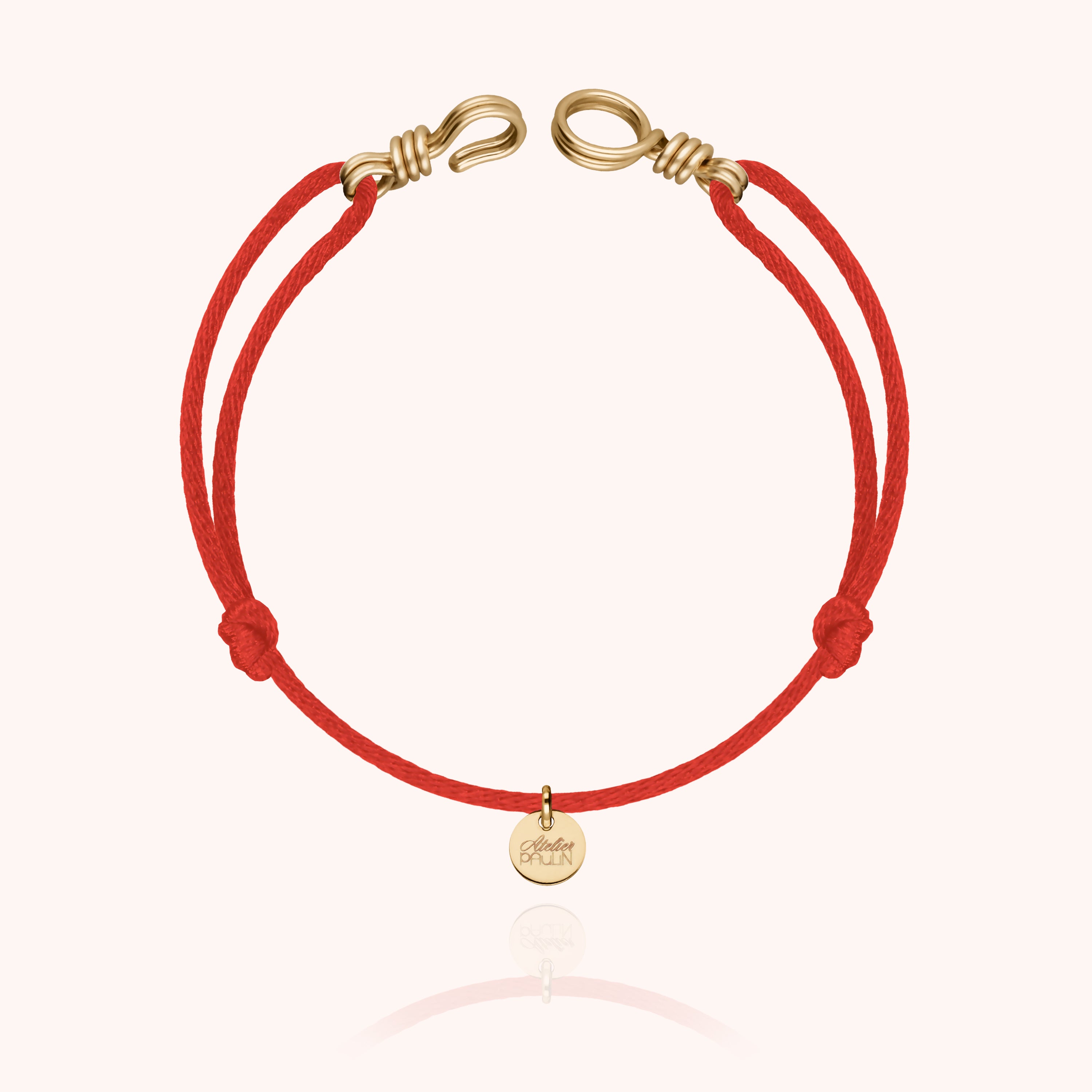 Bracelet cordon sobre masculin gold filled 14k cadeau masculin Atelier Paulin - or jaune laminé