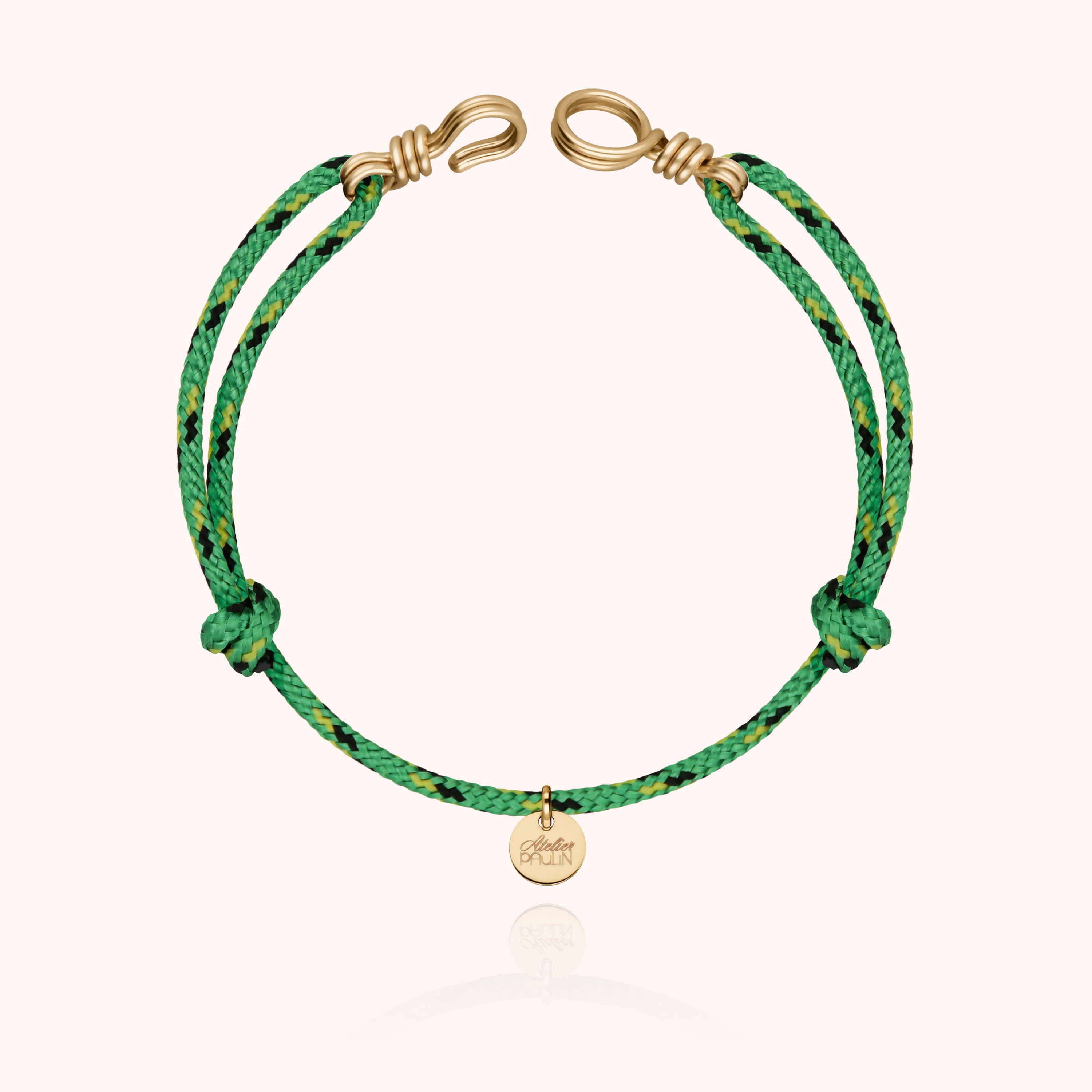 Bracelet cordon sobre masculin gold filled 14k cadeau masculin Atelier Paulin - or jaune laminé