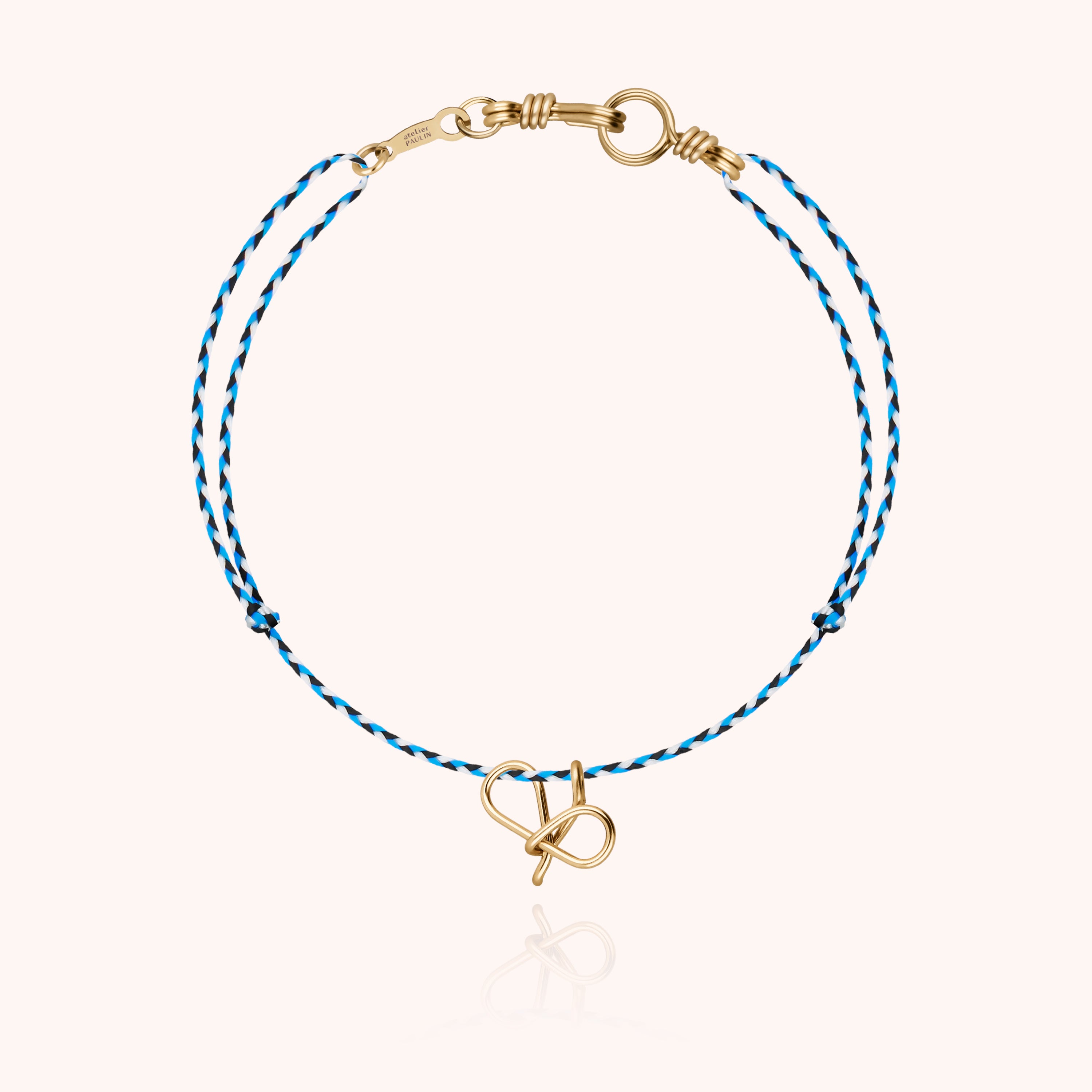 Bracciale Cordon Iniziale Mini Attache moi - oro giallo 750/1000