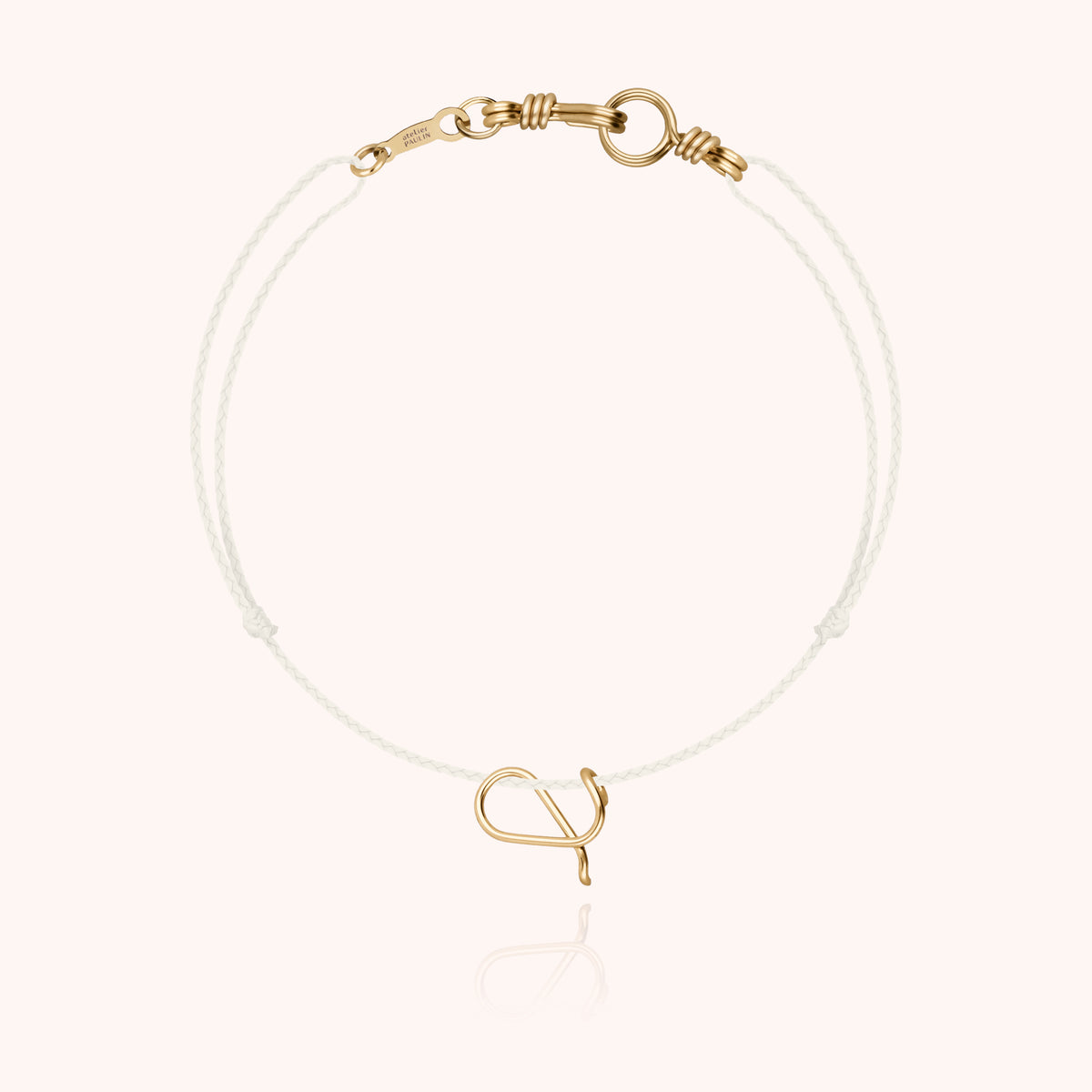 Armband Kordel Initiale Mini Attache moi — handgefertigter Schmuck Armband Expressversand
