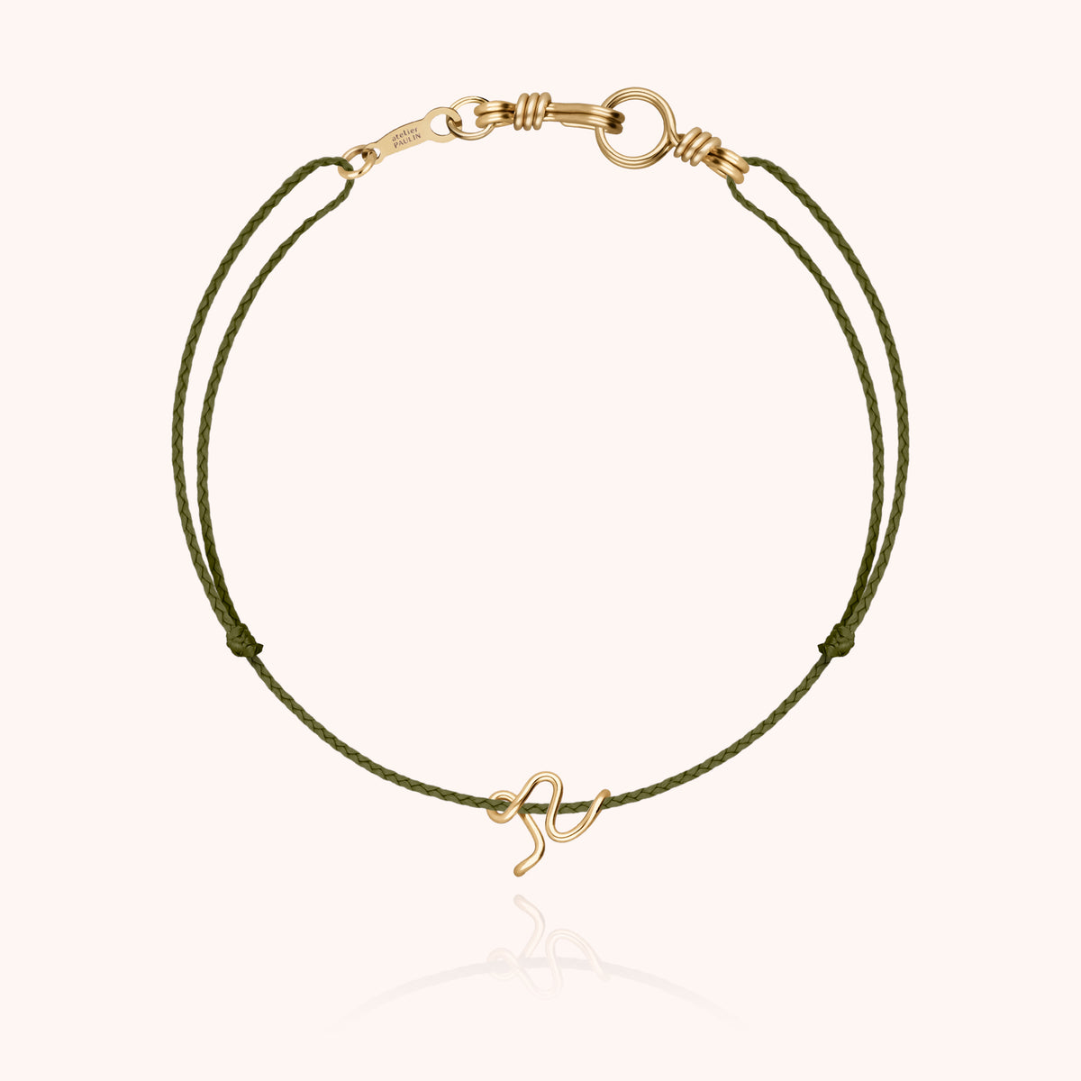 Armband Kordel Initiale Mini Attache moi — handgefertigtes Schmuckstück Armband Expresslieferung
