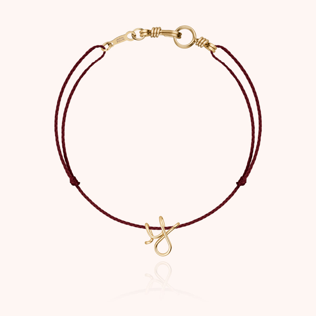 Armband Kordel Initiale Mini Attache moi — handgefertigtes Schmuckstück Armband Expresslieferung