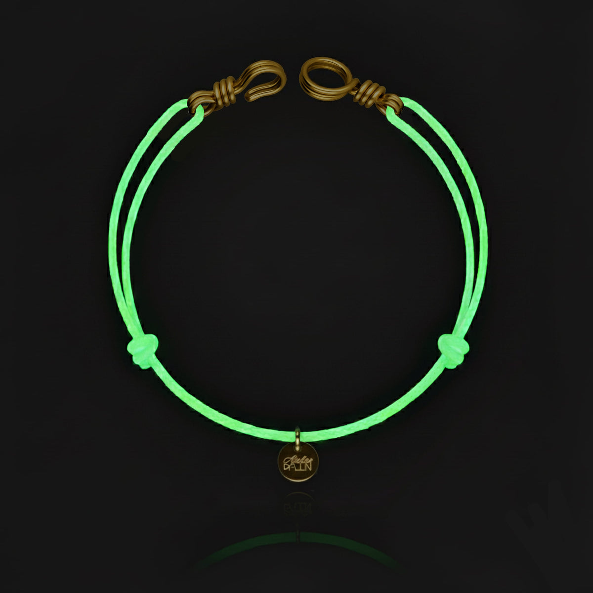 Bracelet Cordon Phosphorescent Attache moi — cadeau de luxe artisanal