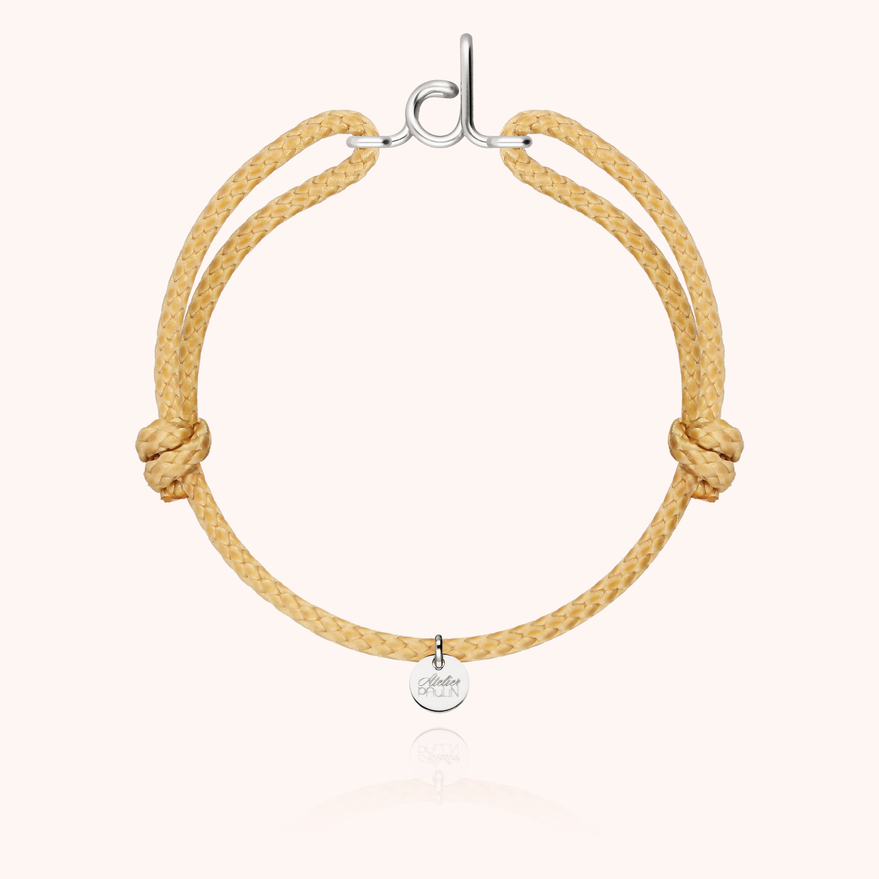 Bracelet cordon ciré résistant à l'eau quotidien