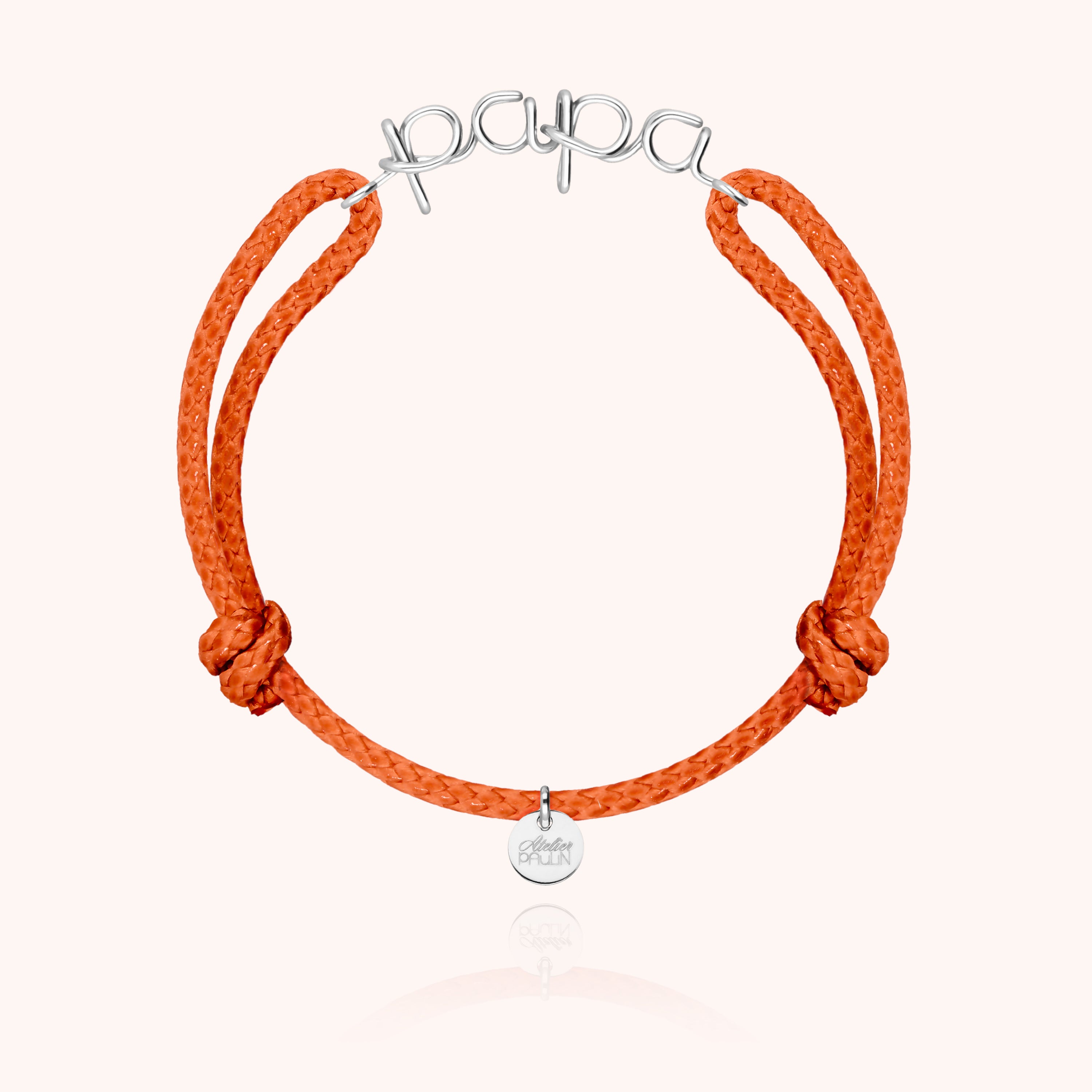 Bracelet Cordon Ciré Papa — bijou artisanal bracelet livraison express