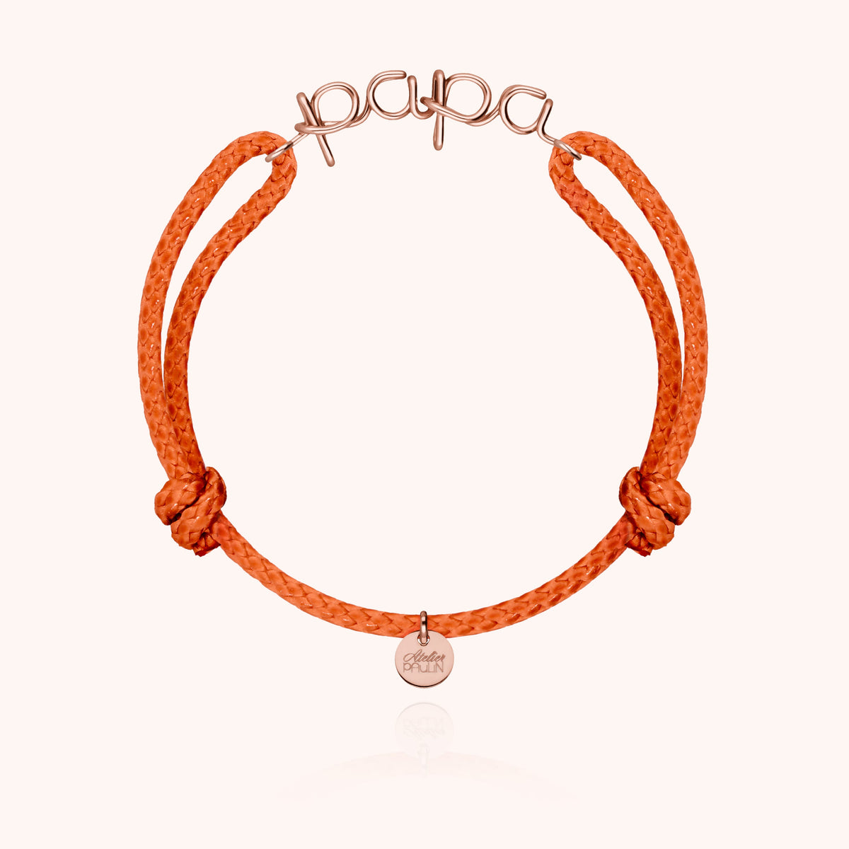 Bracelet Cordon Ciré Papa — bijou artisanal bracelet livraison express