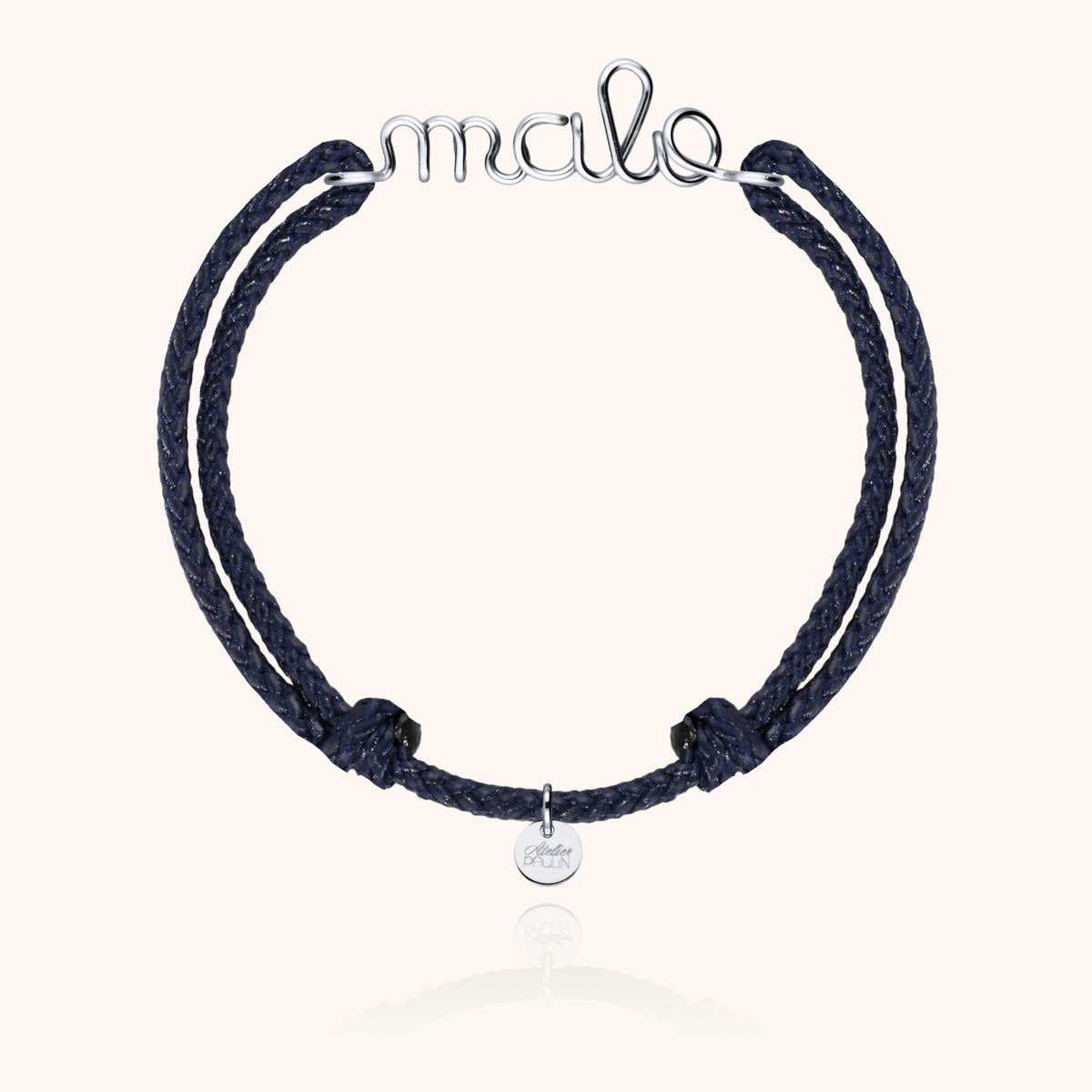 Bracciale Cordino Cerato Personalizzato Uomo