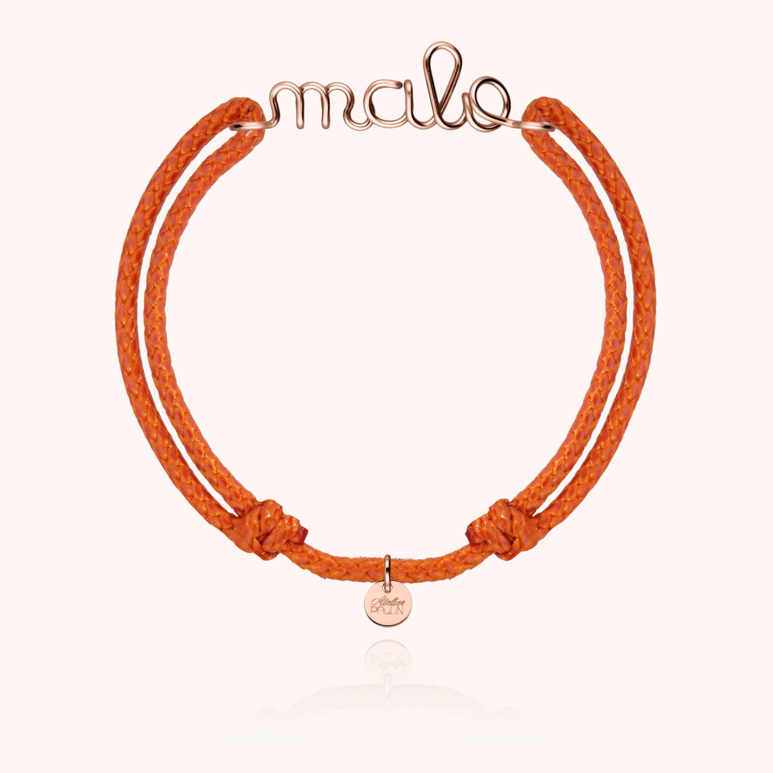 Bracelet Cordon Ciré Personnalisé Homme — bijou artisanal bracelet livraison express