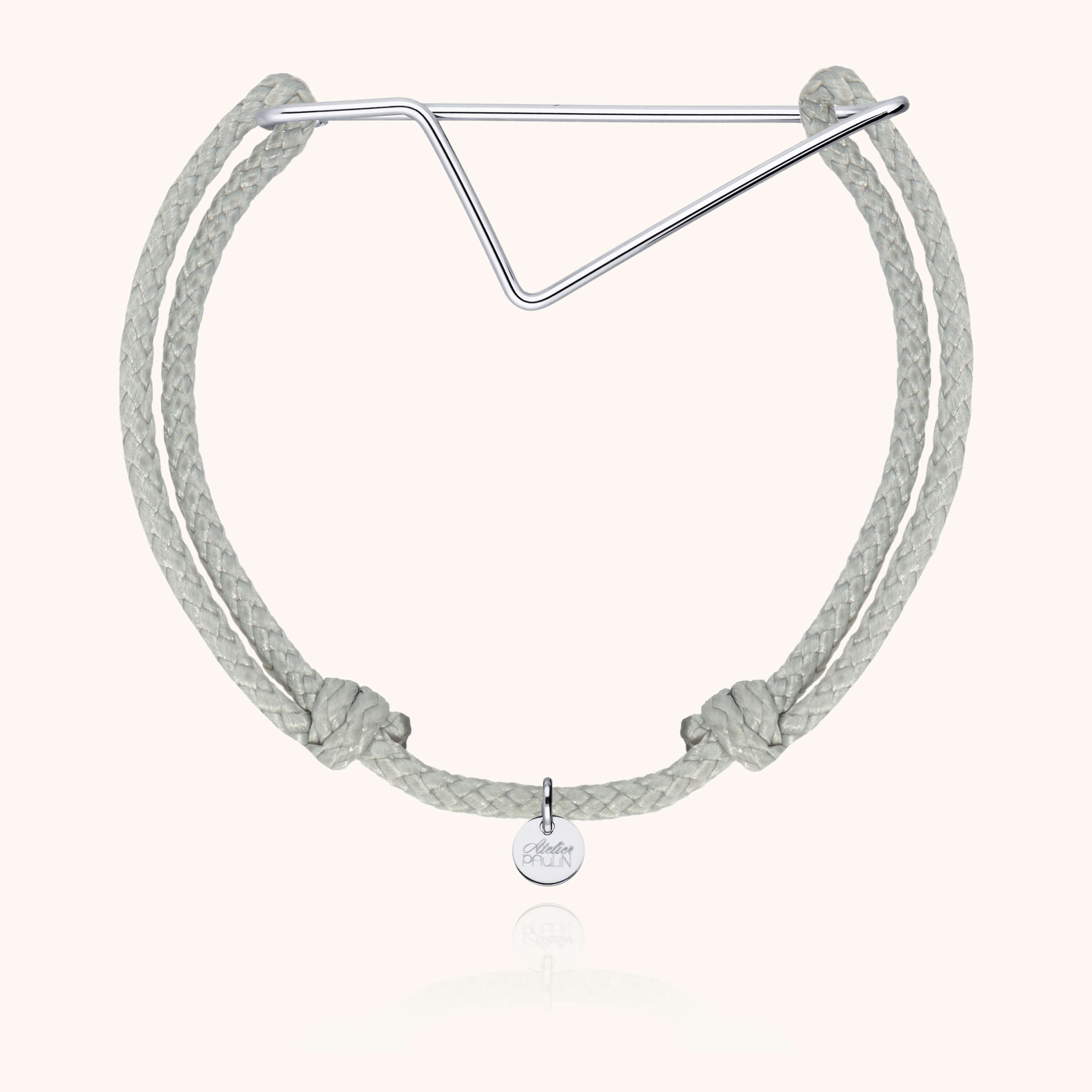 Ensemble bracelet cordon et certificat d'authenticité artisanat français