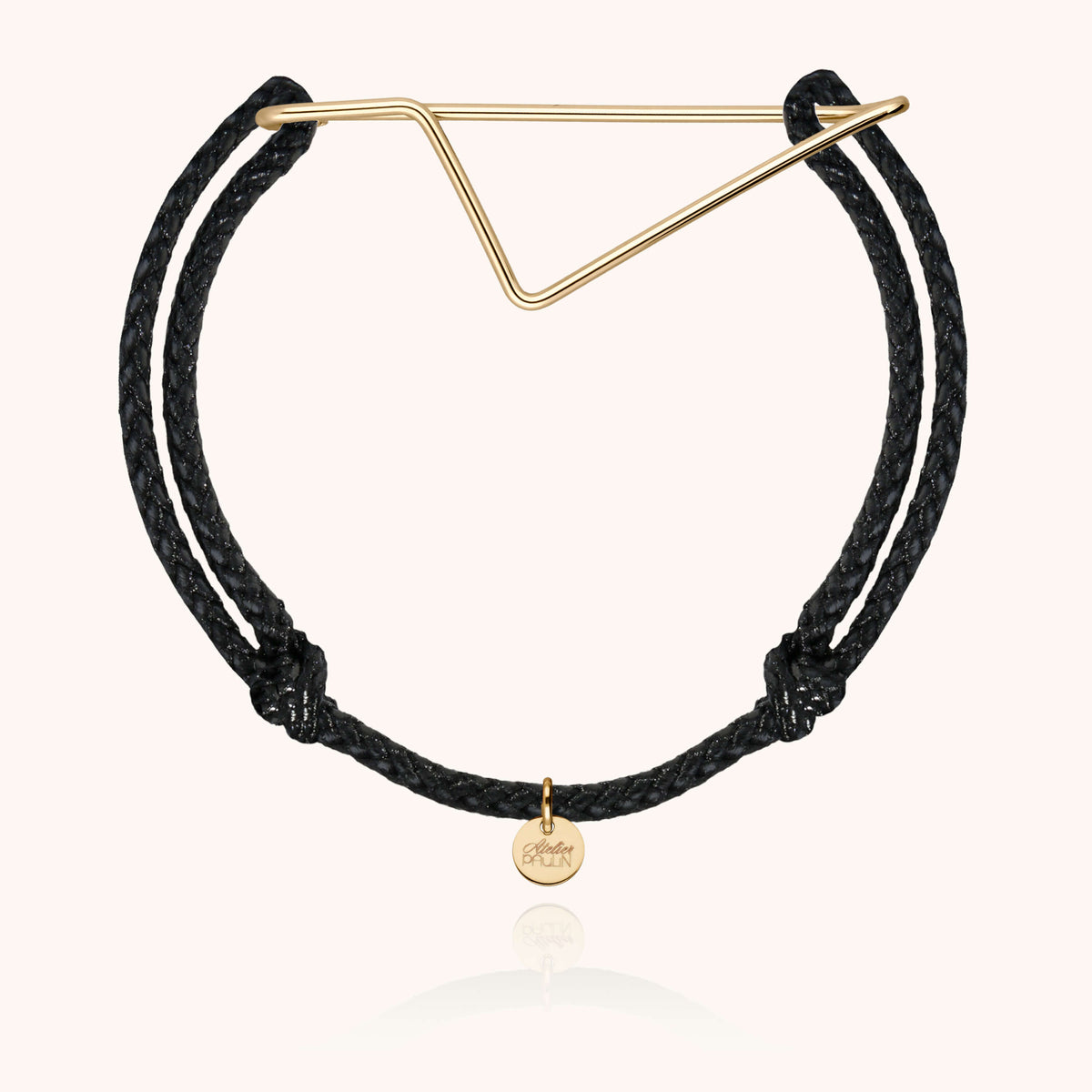 Armband Kordel Corsica aus Gelbes Goldfilled — handgeformt in Paris