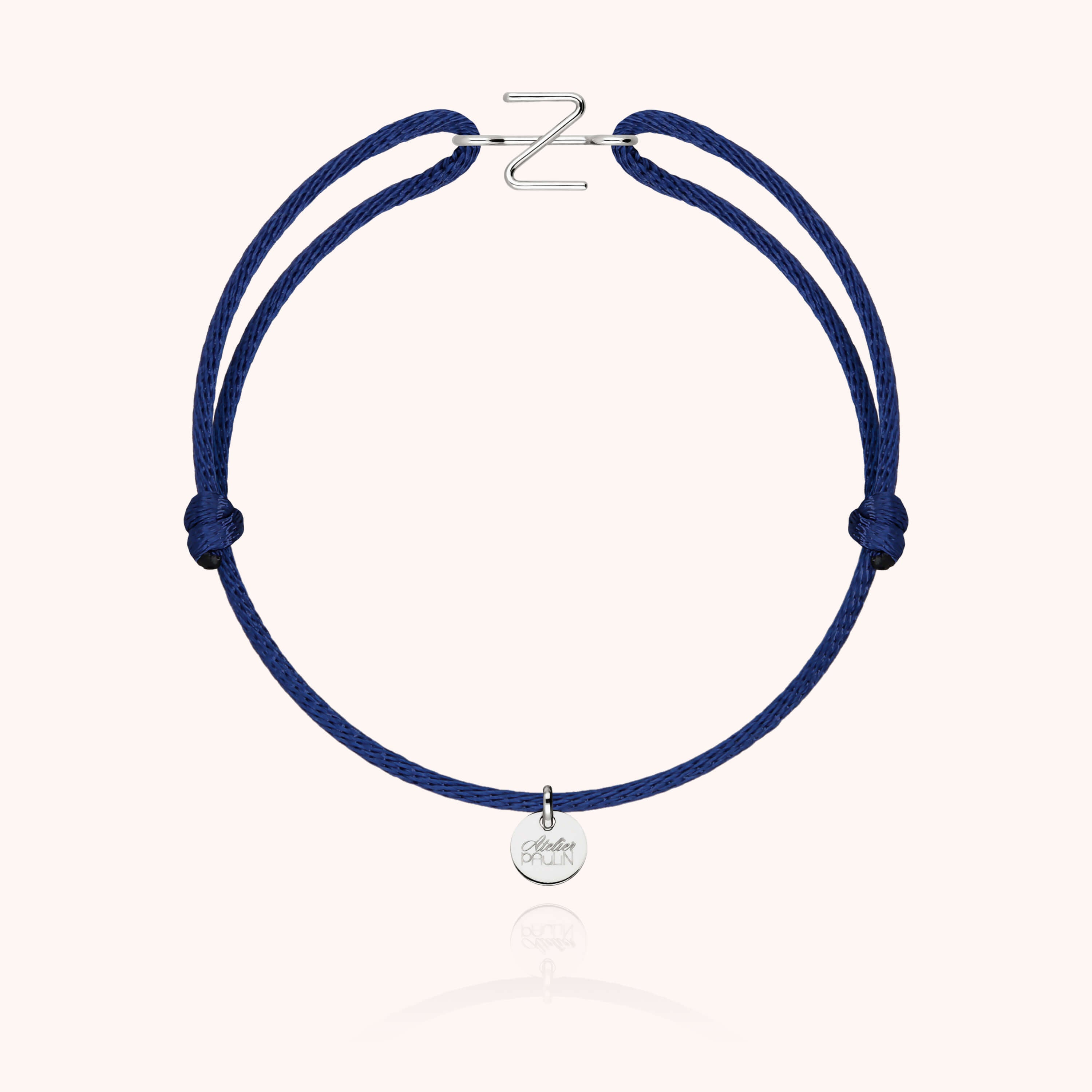 Bracelet Cordon Capitale Initiale — bijou artisanal bracelet livraison express