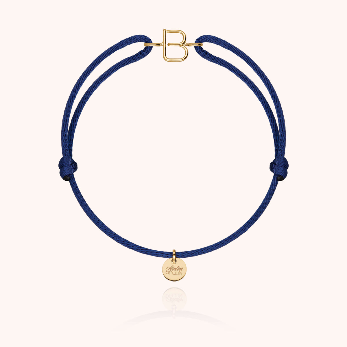 Armband Kordel Capitale Initiale — handgefertigtes Schmuckstück Armband Expressversand