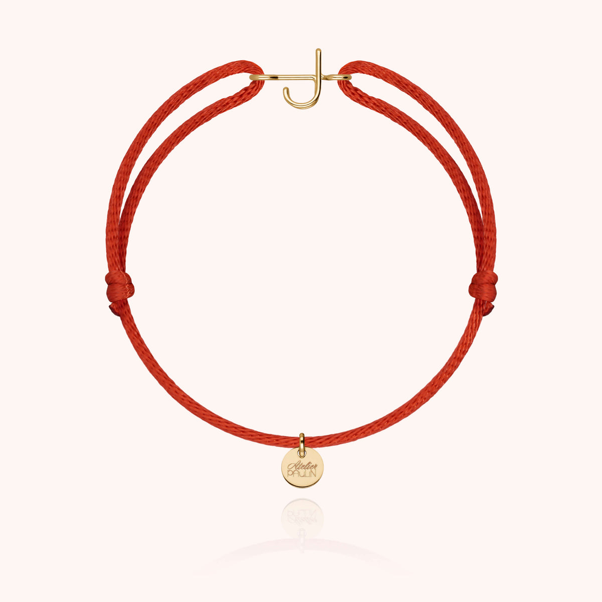 Armband Kordel Capitale Initiale in 18K Gelbgold — sichere Lieferung aus Paris