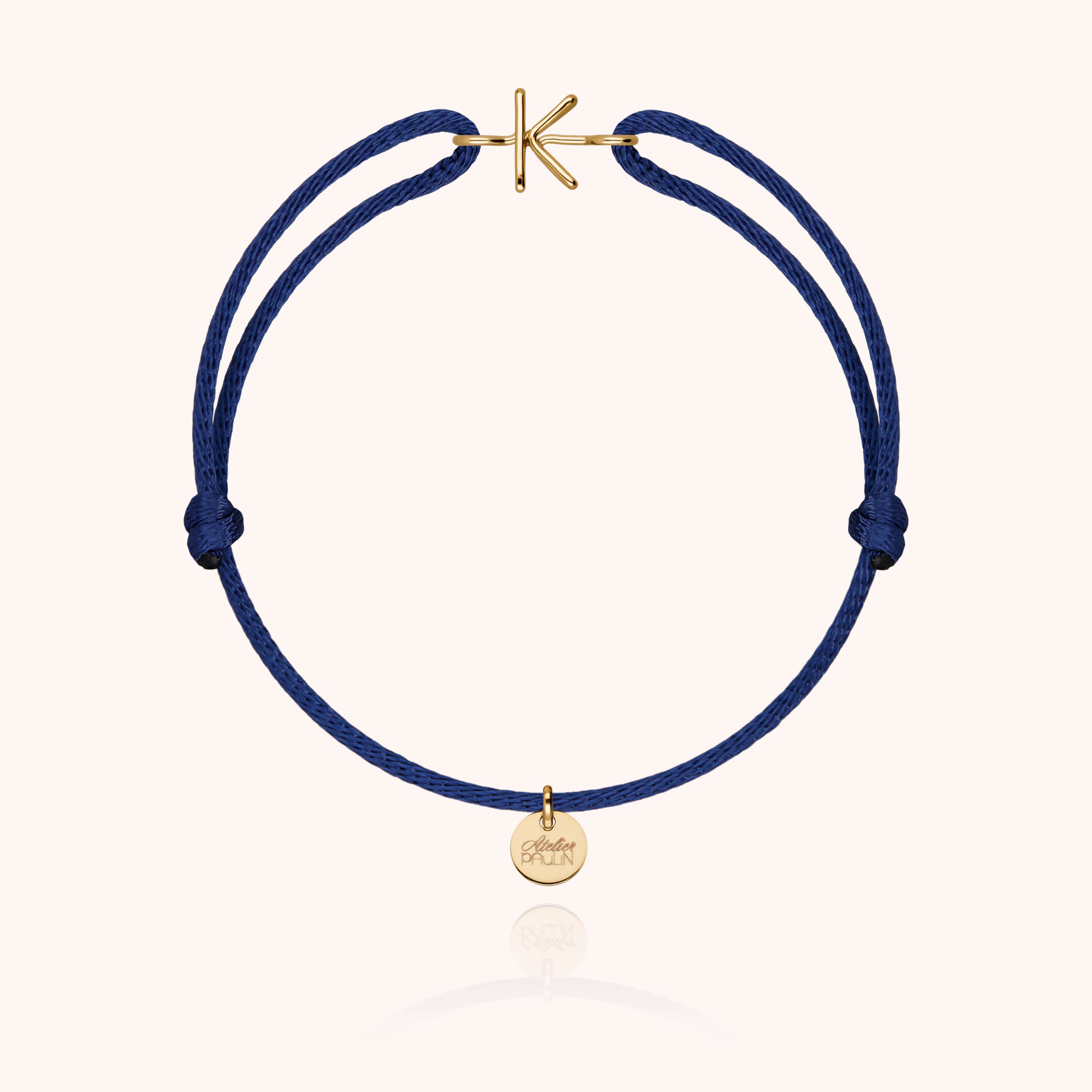 Bracelet Cordon Capitale Initiale — bijou artisanal bracelet livraison express