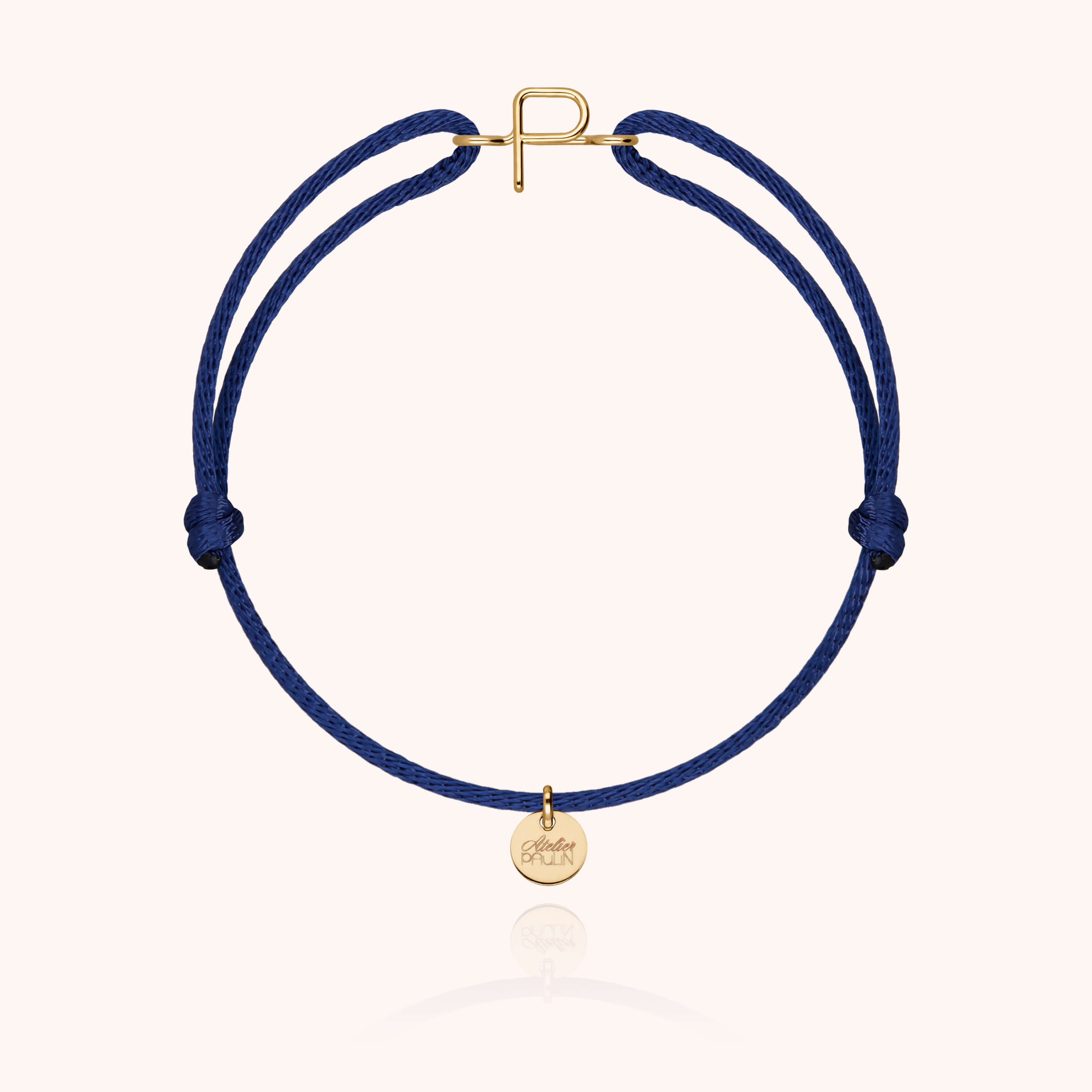 Bracelet Cordon Capitale Initiale — bijou artisanal bracelet livraison express