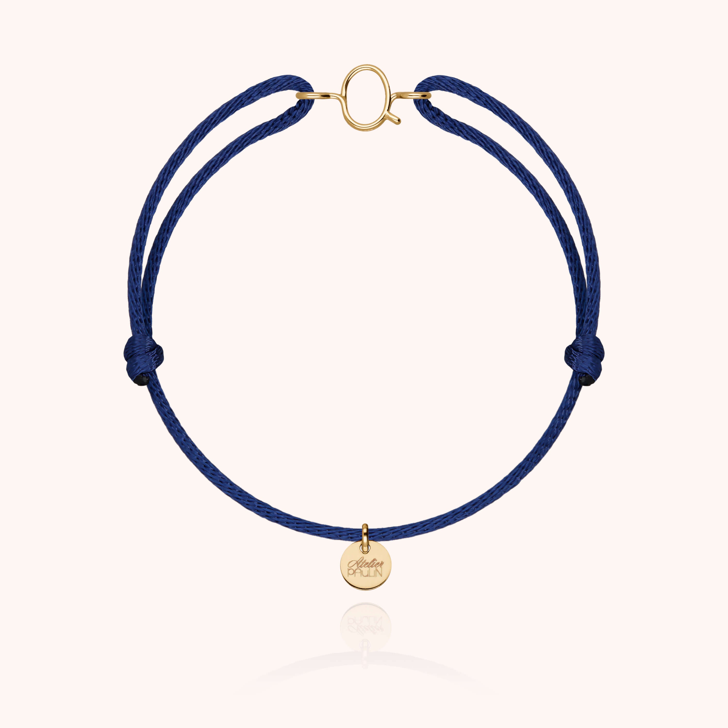 Bracelet Cordon Capitale Initiale — bijou artisanal bracelet livraison express