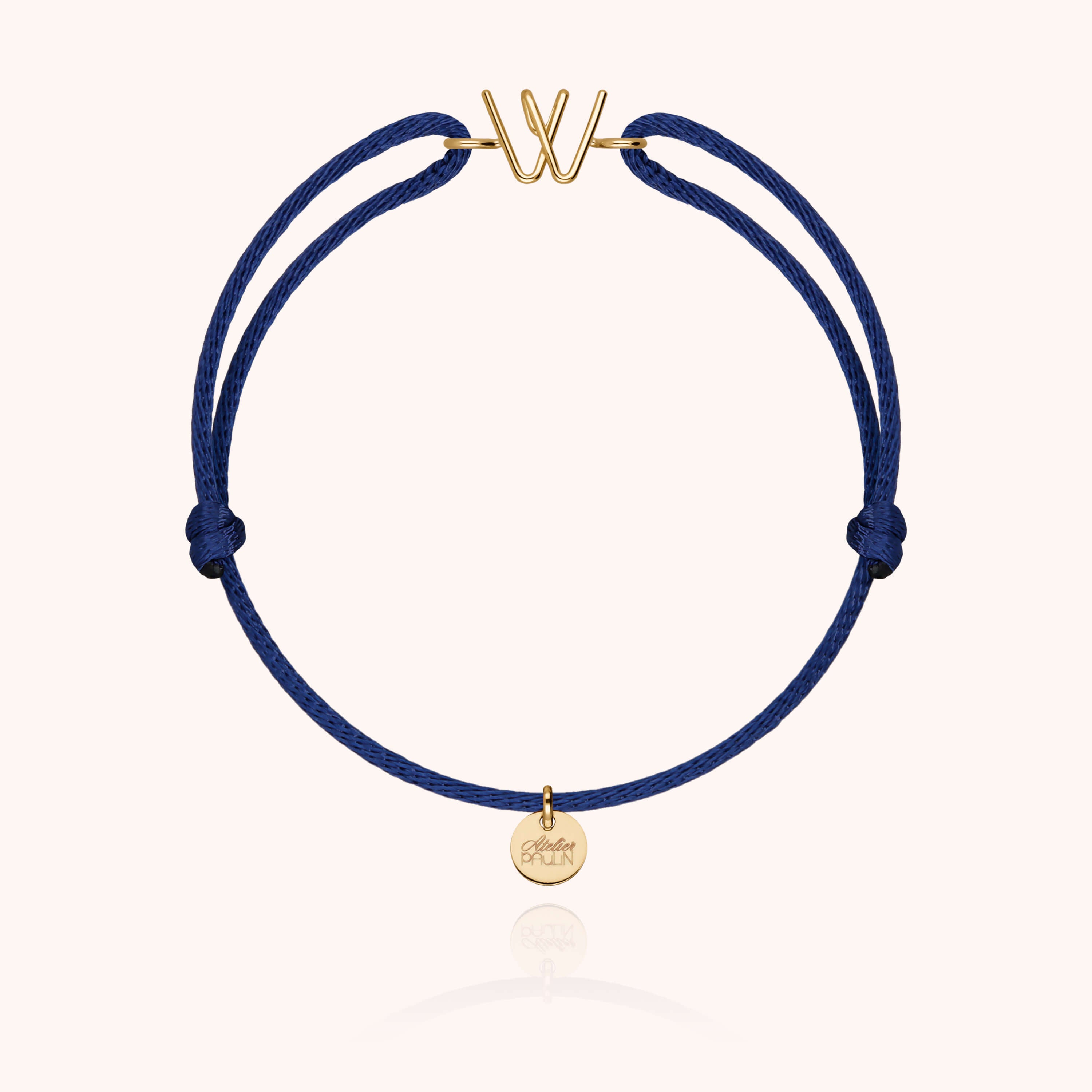Bracelet Cordon Capitale Initiale — bijou artisanal bracelet livraison express