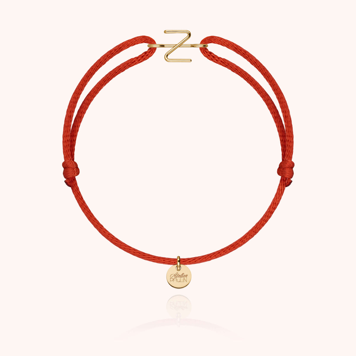 Armband Kordel Capitale Initiale aus 18K Gelbgold — sichere Lieferung Paris