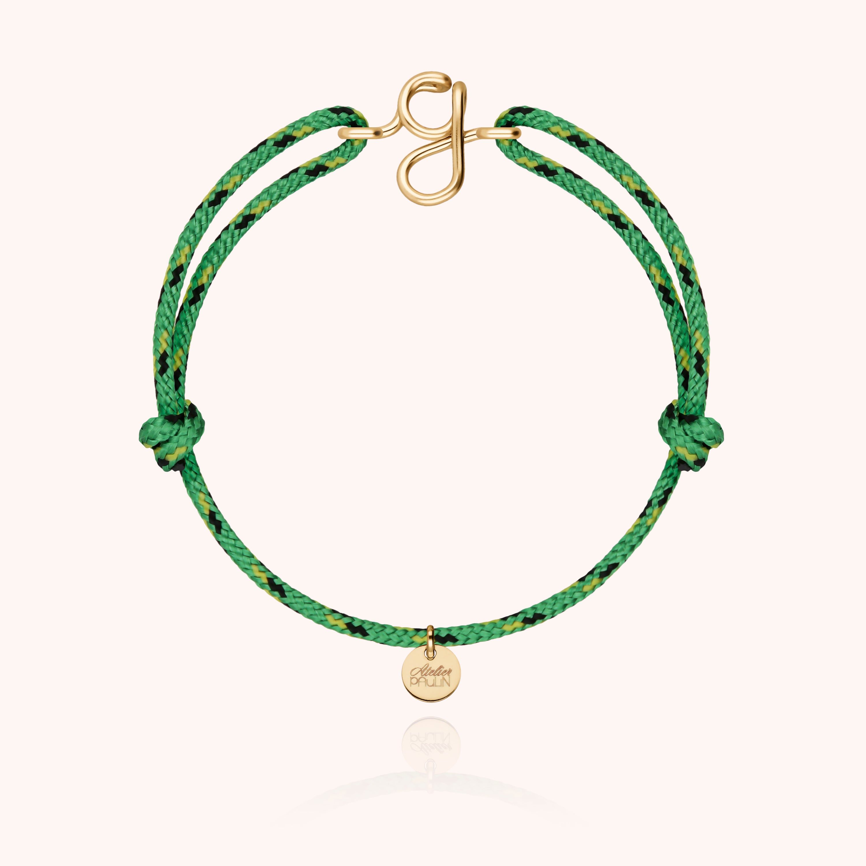 Men's Initiale Knot Cord Bracelet - Yellow 14k gold-filled