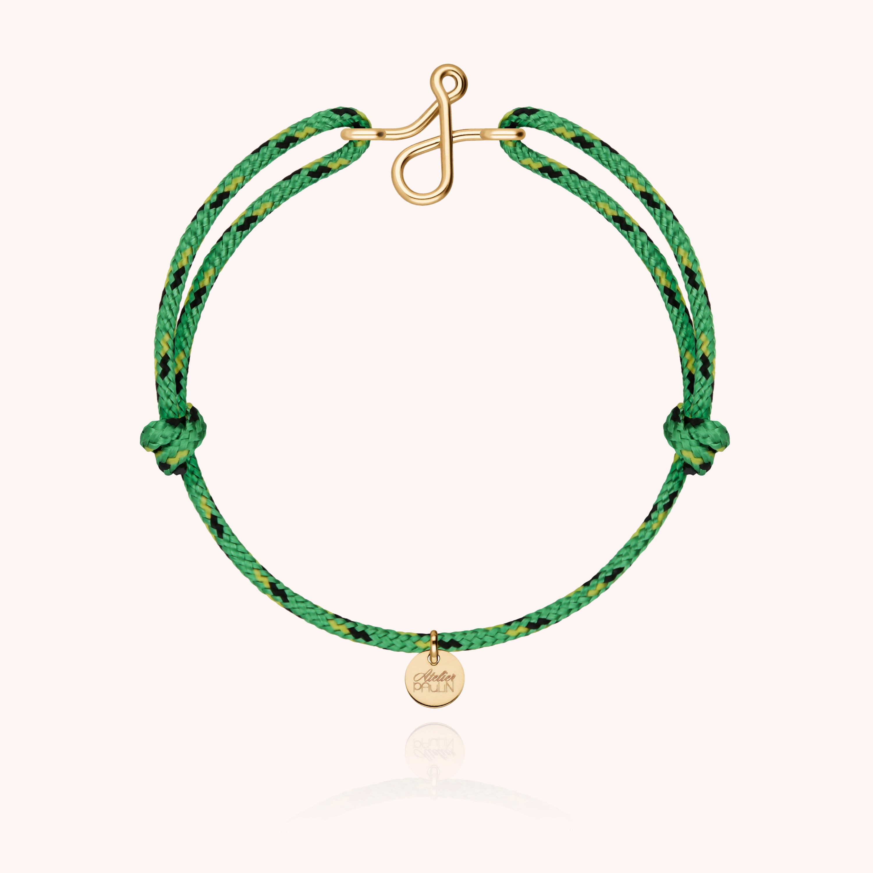 Men's Initiale Knot Cord Bracelet - Yellow 14k gold-filled