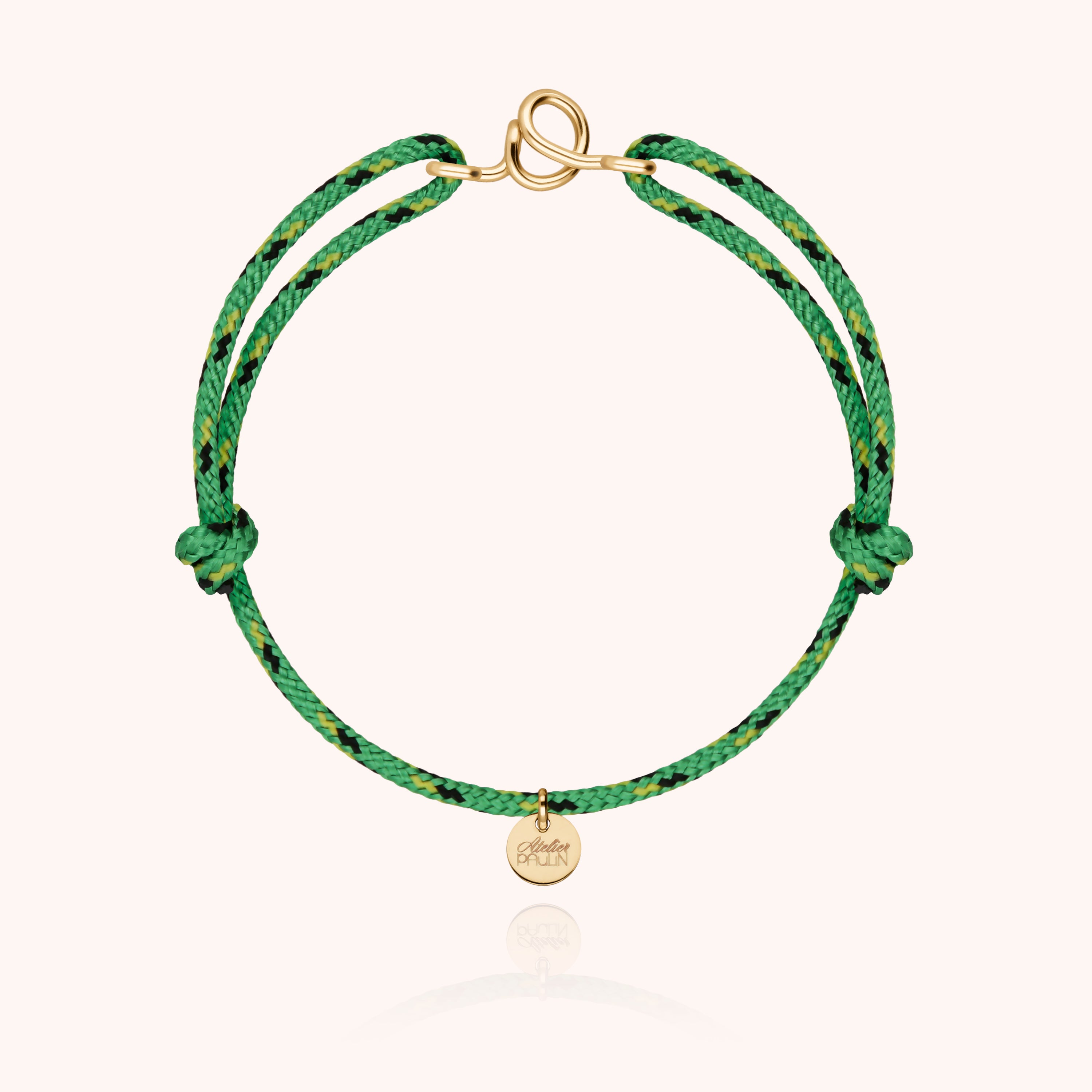 Men's Initiale Knot Cord Bracelet - Yellow 14k gold-filled