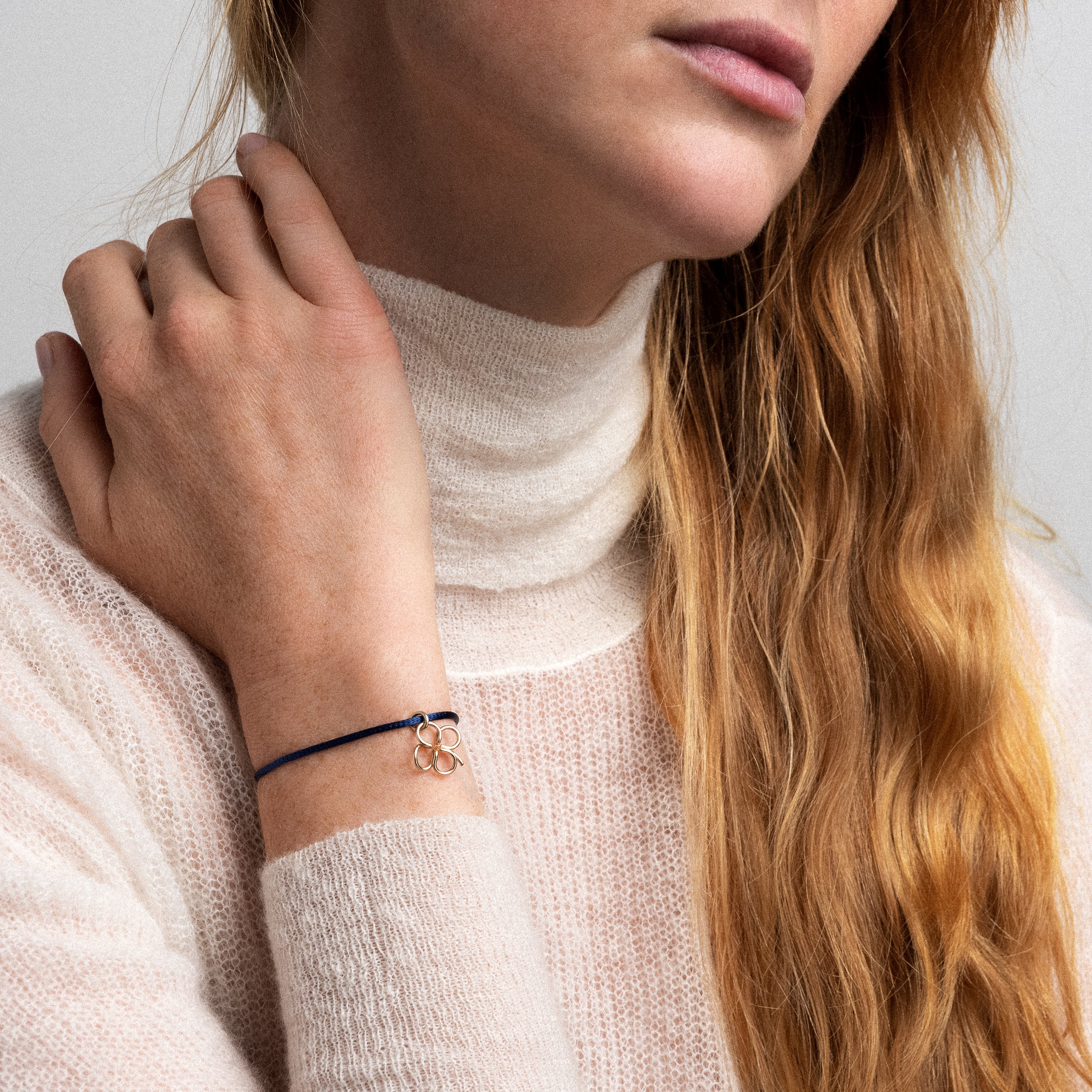 Bracelet cordon minimaliste masculin gold filled 14k cadeau élégant homme Atelier Paulin - or jaune