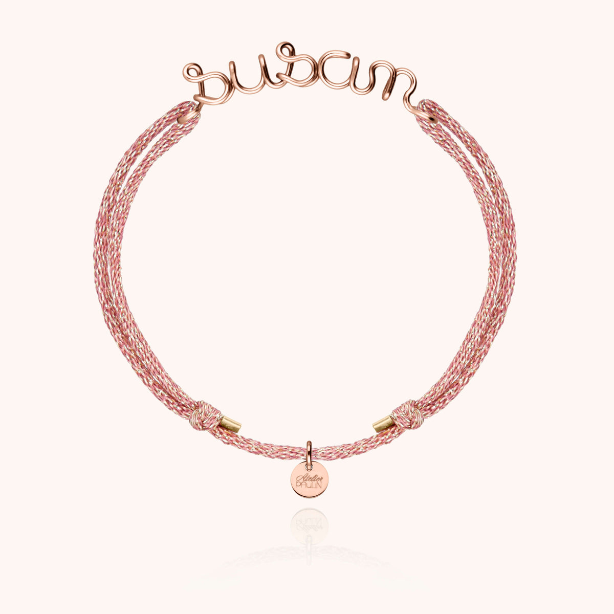 Bracciale Cordino Lurex Personalizzato