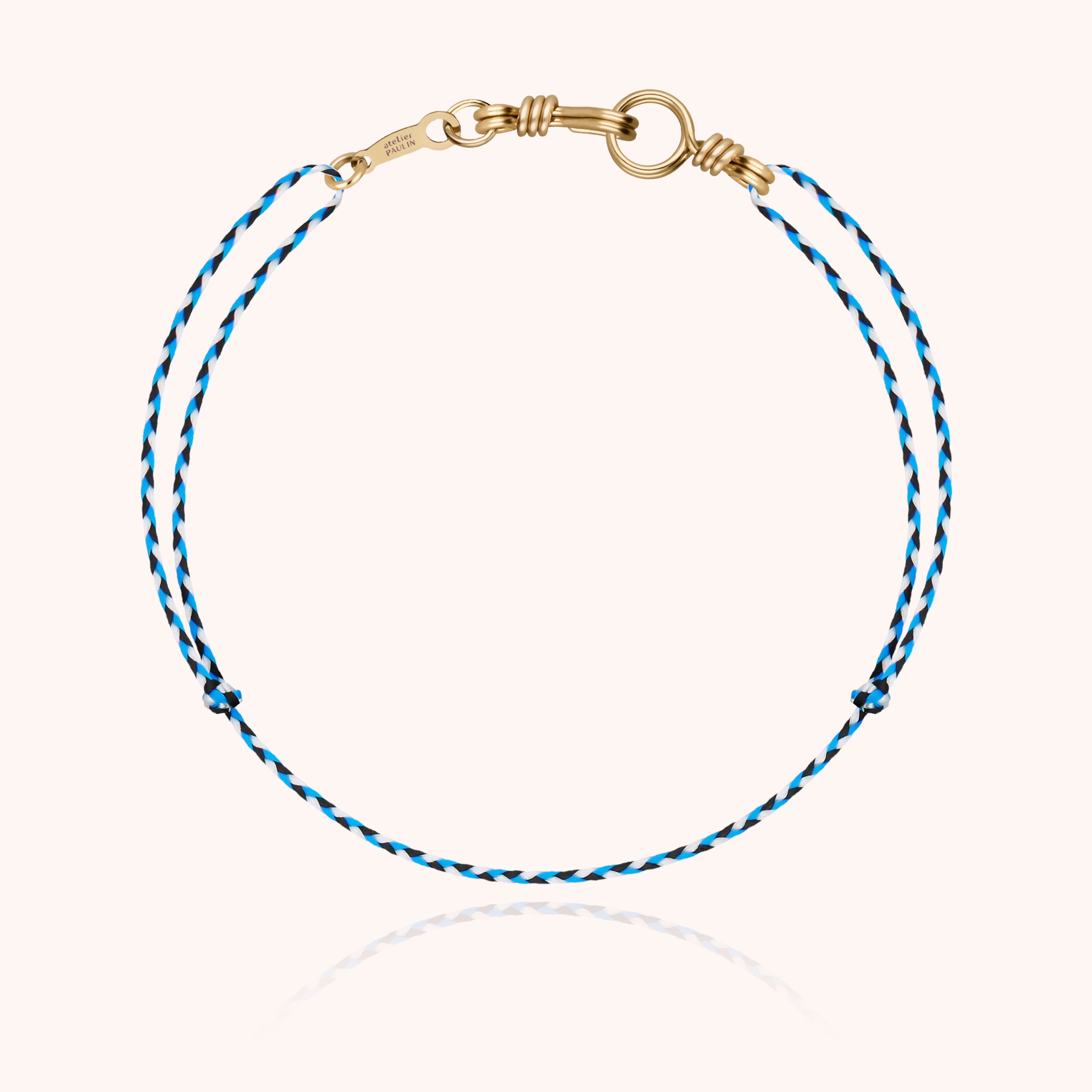 Bracelet Cordon Mini Attache moi - or jaune 750/1000