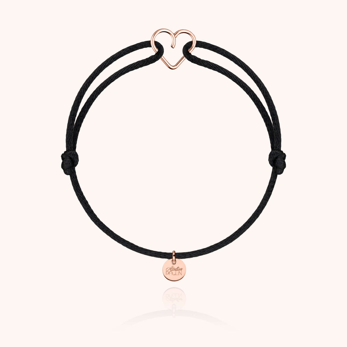 Französische Handwerkskunst Armband Roségoldfilled handgeformt