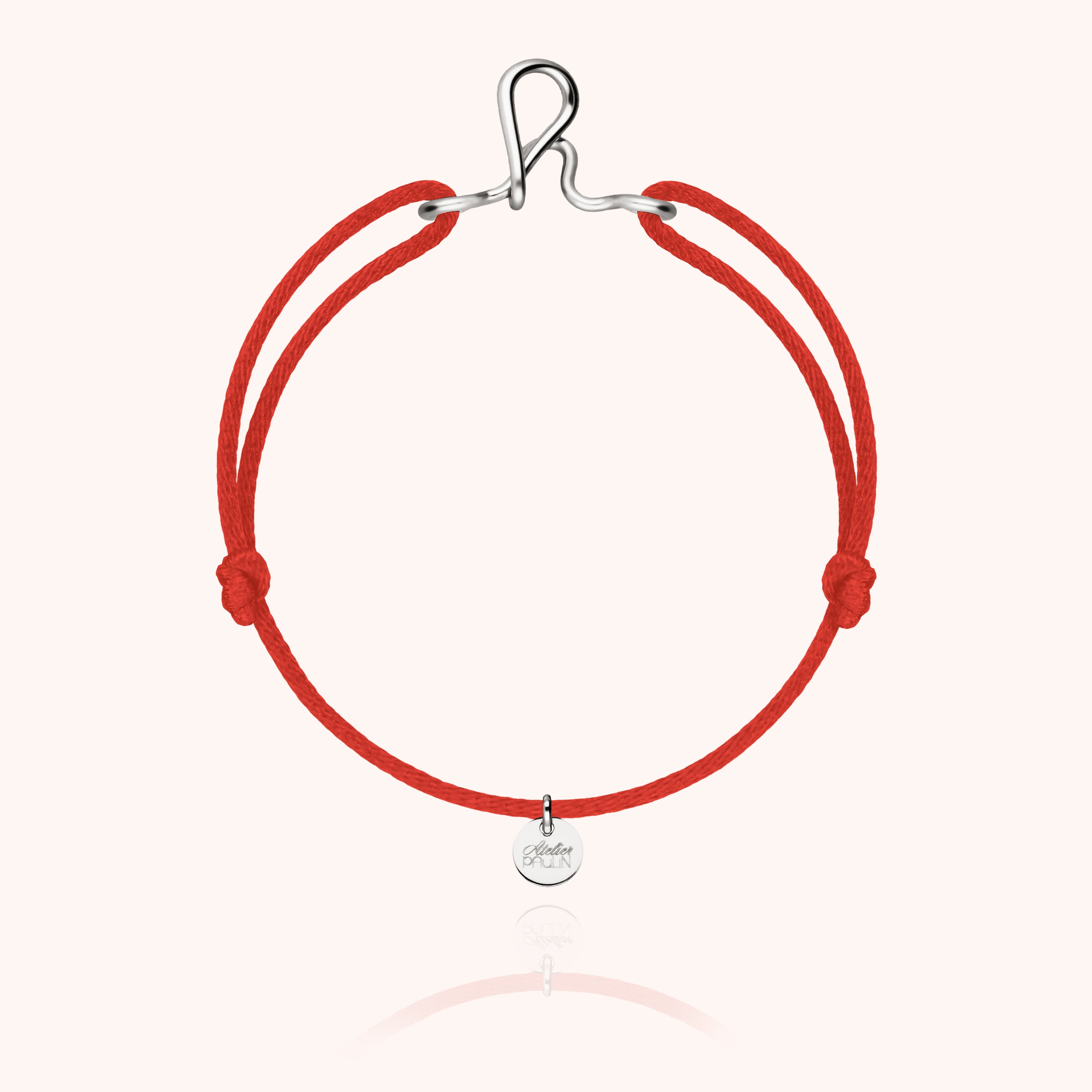 Bracelet cordon sobre masculin argent 925 quotidien homme Atelier Paulin - argent sterling - femme