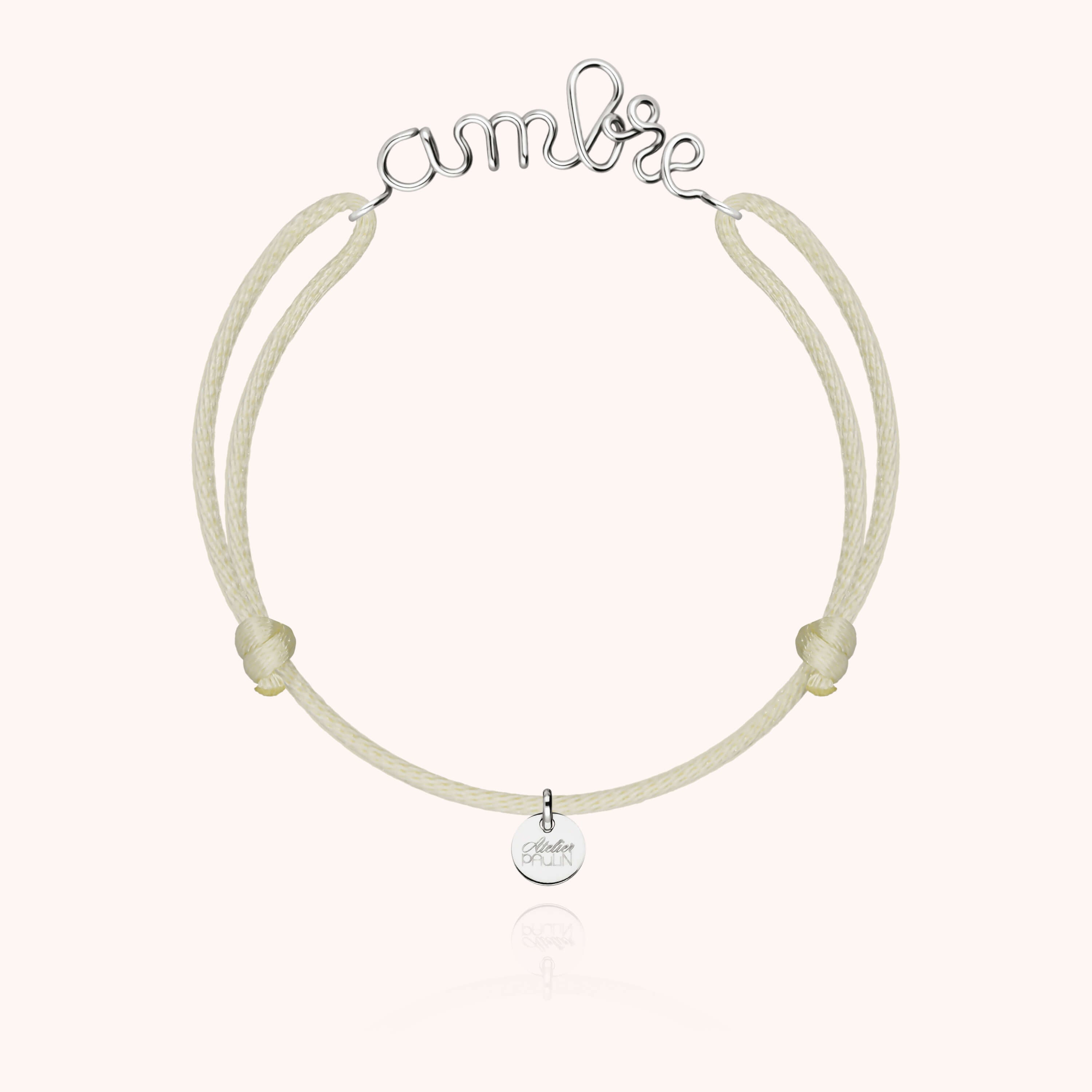 Bracelet cordon sobre masculin gold filled 14k anniversaire homme Atelier Paulin - or jaune laminé