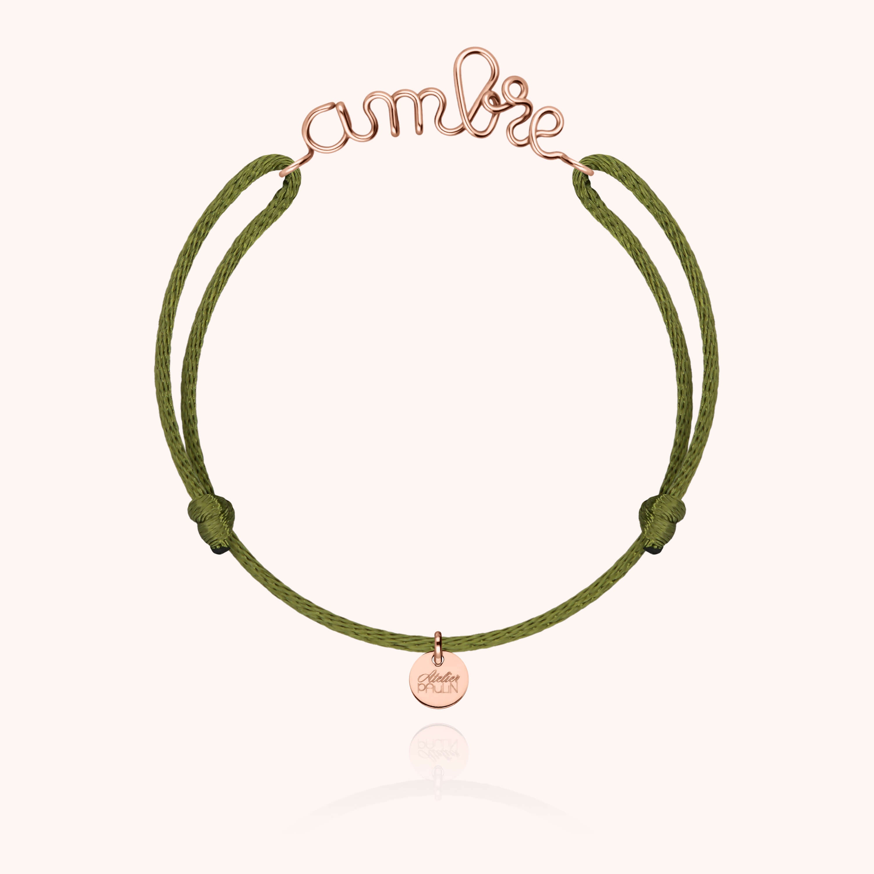 Bracelet Cordon Original Personnalisé personnalisable — idée cadeau bijou personnalisé