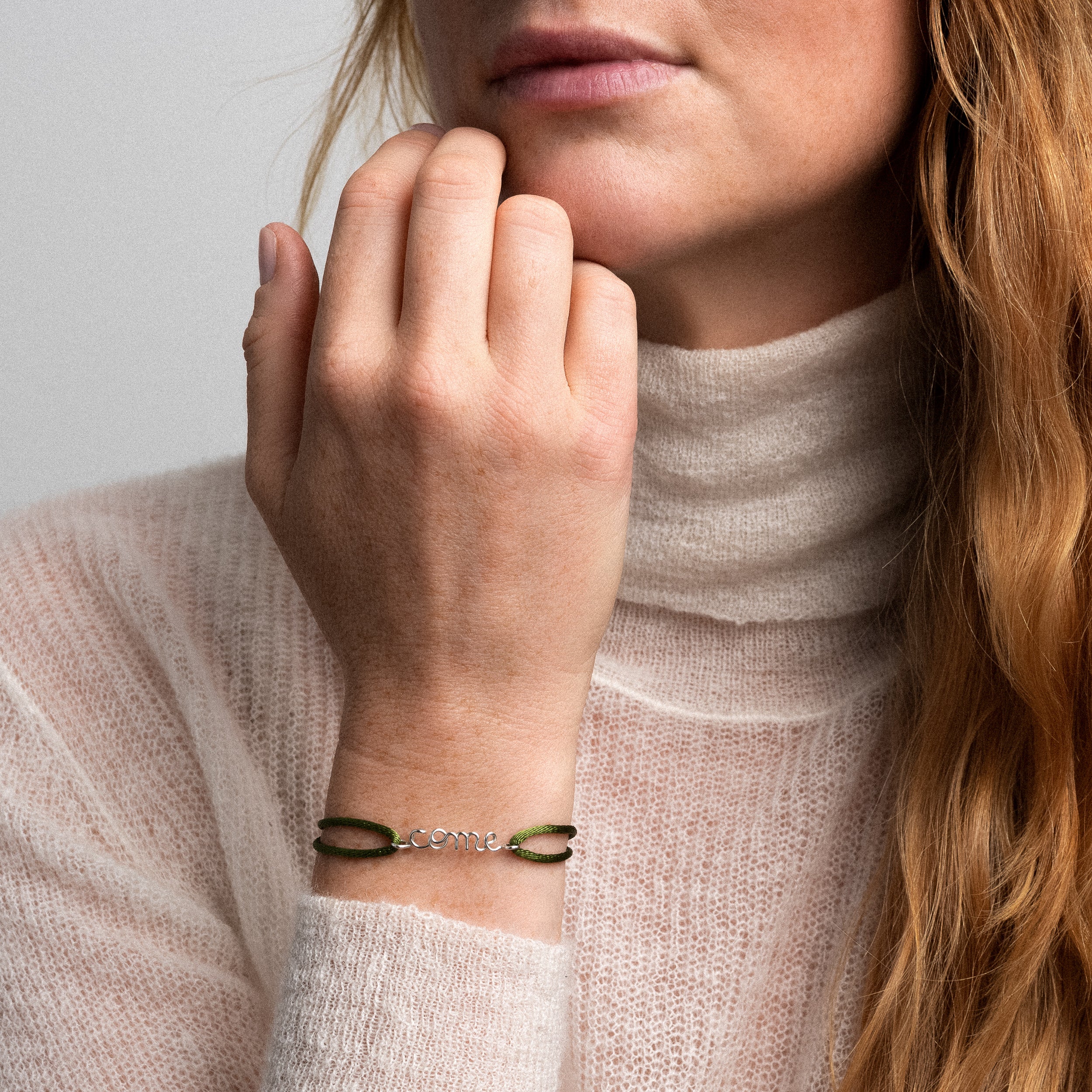 Bracelet cordon quotidien homme gold filled 14k quotidien homme Atelier Paulin - or rose laminé