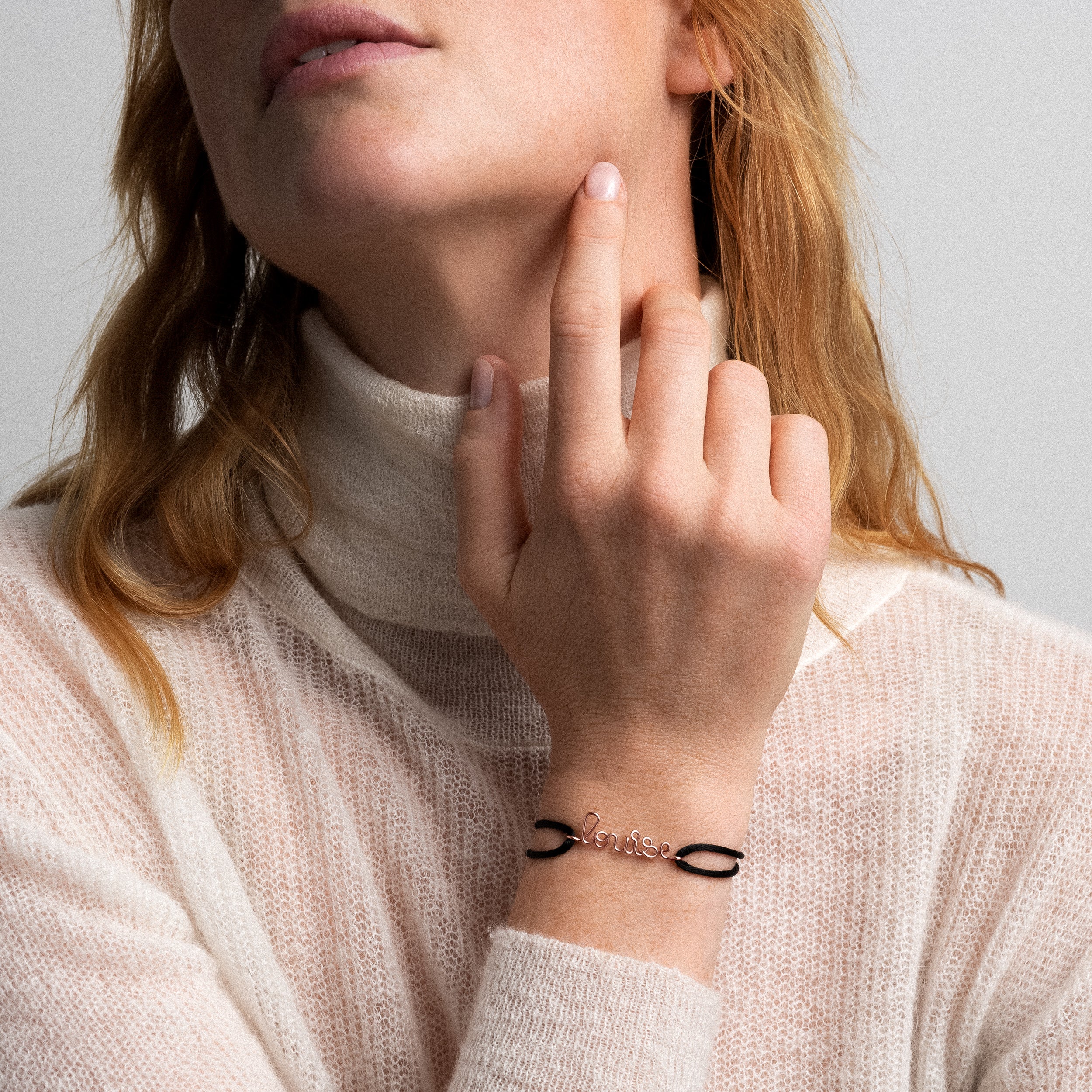 Bracciale Cordon Originale Personalizzato - oro rosa 750/1000