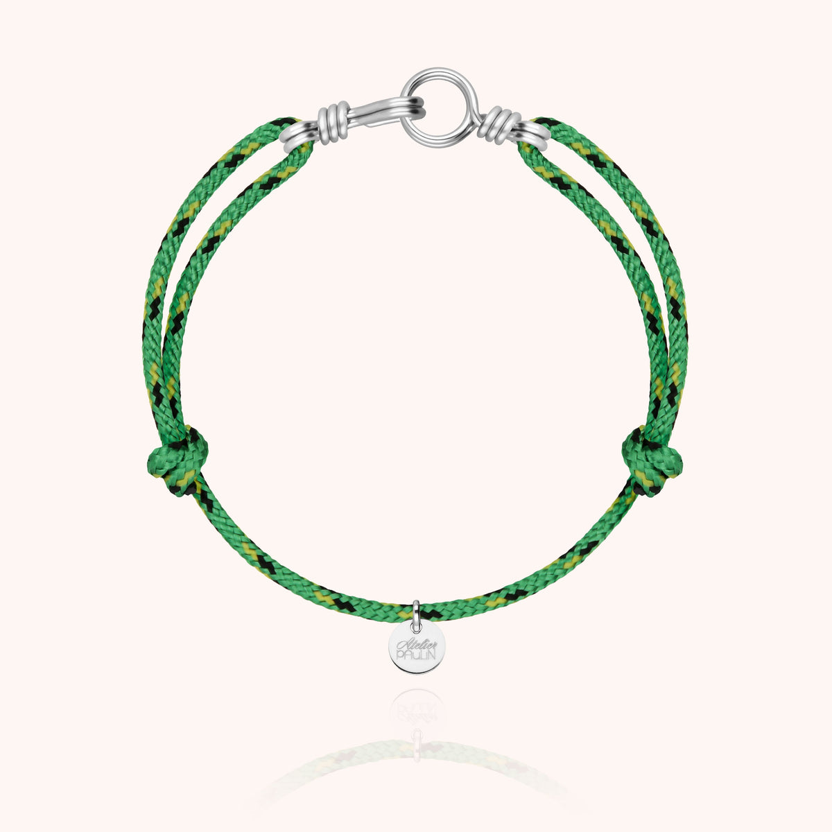 Armband Kordel Knot Attache moi aus 925er Sterlingsilber — von Hand gefertigter Schmuck Atelier Paulin