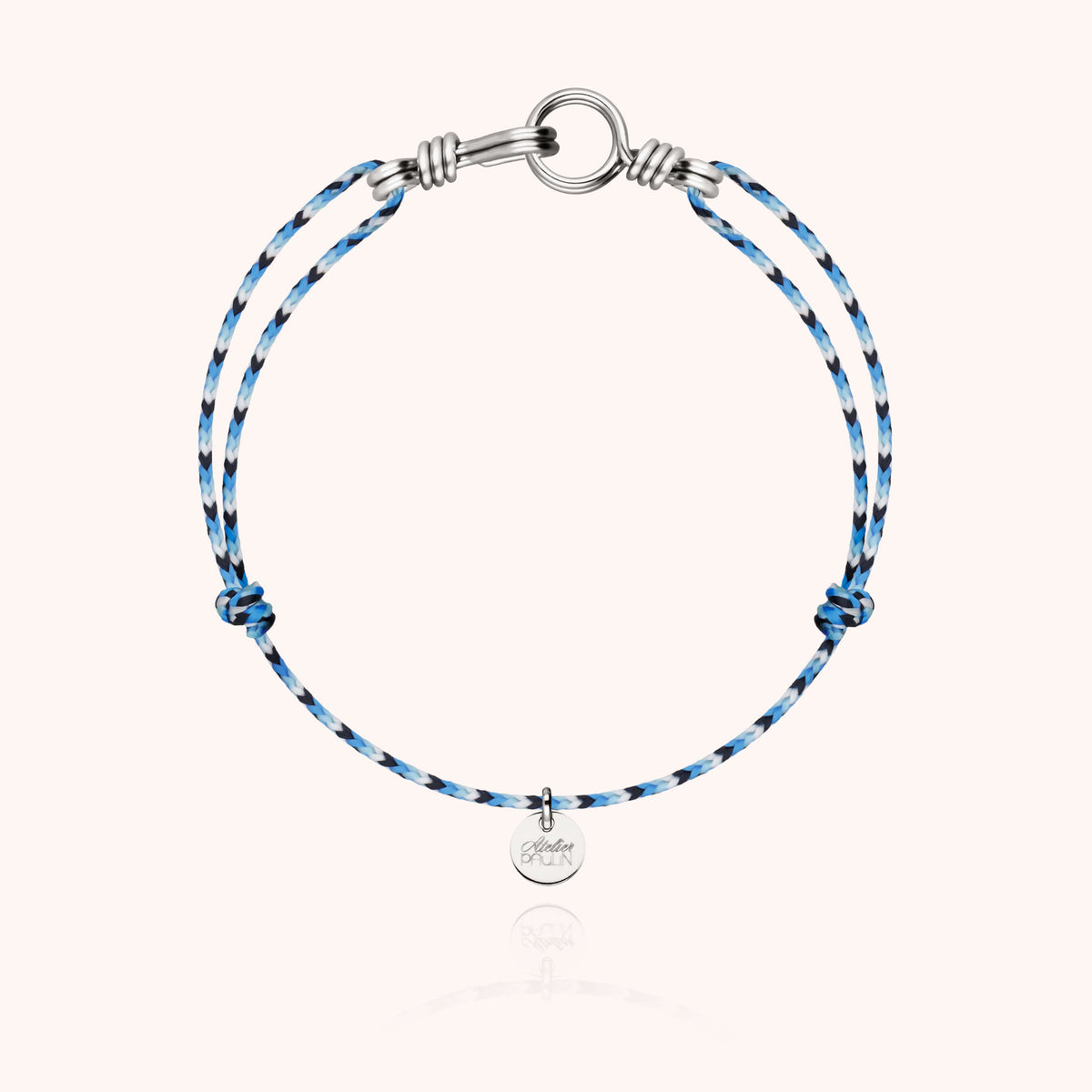 Armband Kordel Slim Knot Attache moi aus 925 Sterlingsilber — von Hand gefertigtes Schmuckstück