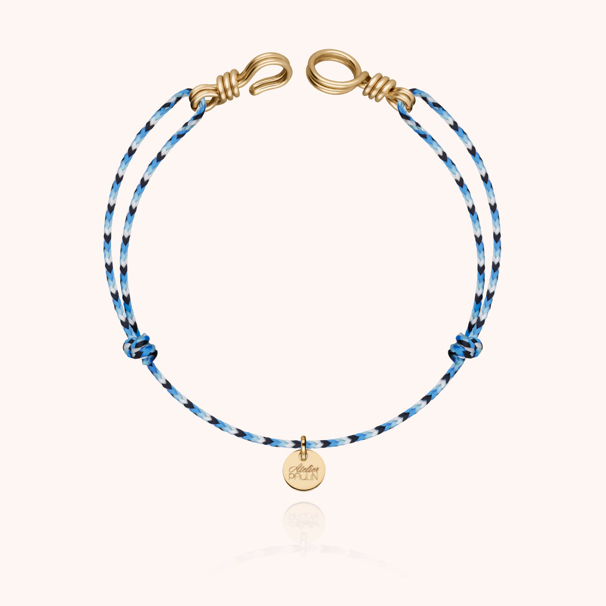 Armband Kordel Slim Knot Attache moi aus Gelbes Goldfilled — sichere Lieferung Paris