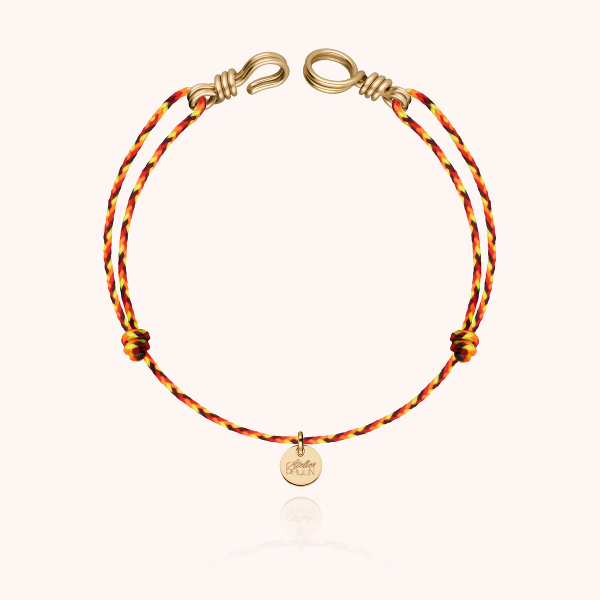 Armband Kordel Slim Knot Attache moi in Gelbes Goldfilled — langlebiger Schmuck mit lebenslanger Garantie